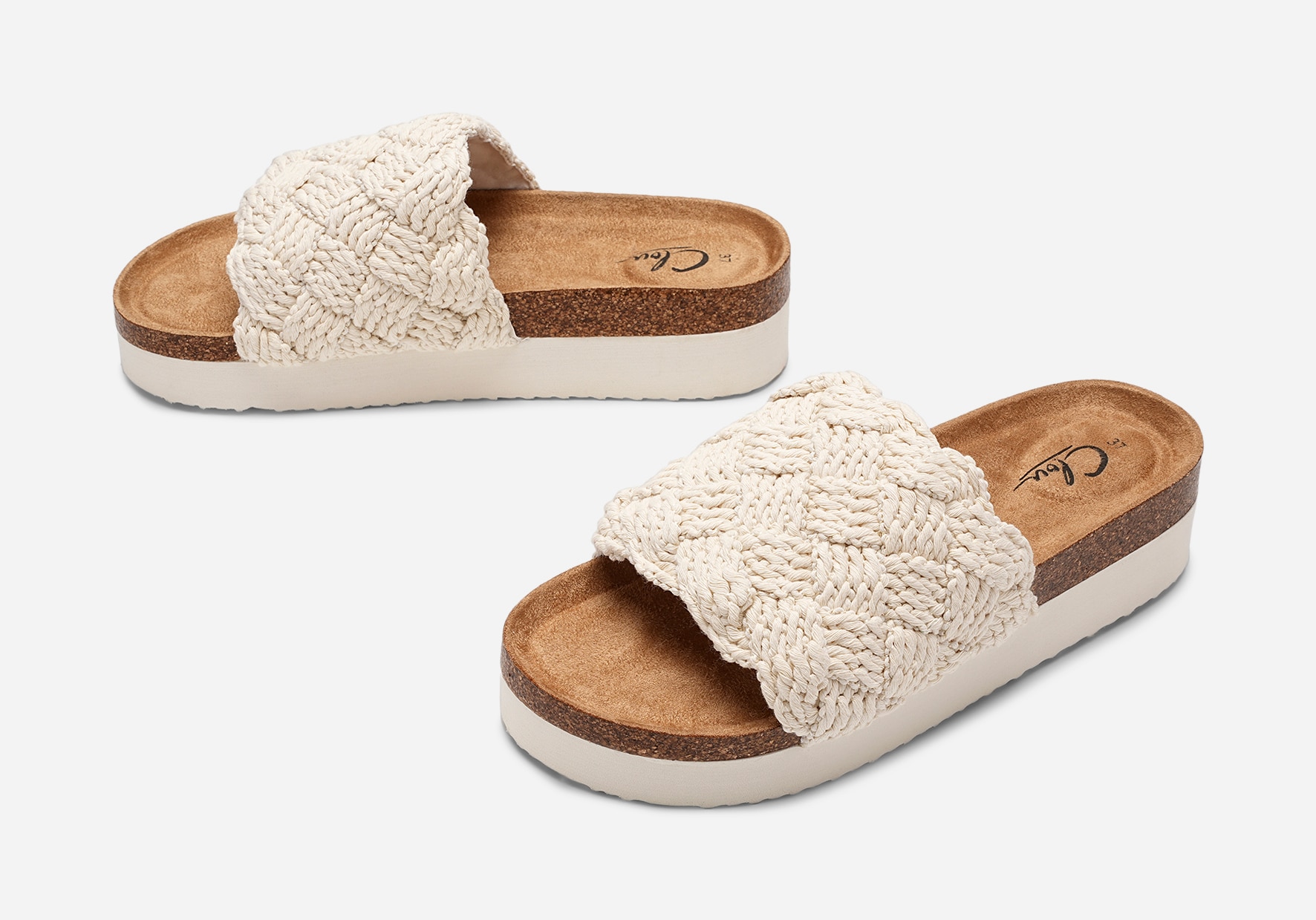 CLOU, Sandal Hvit