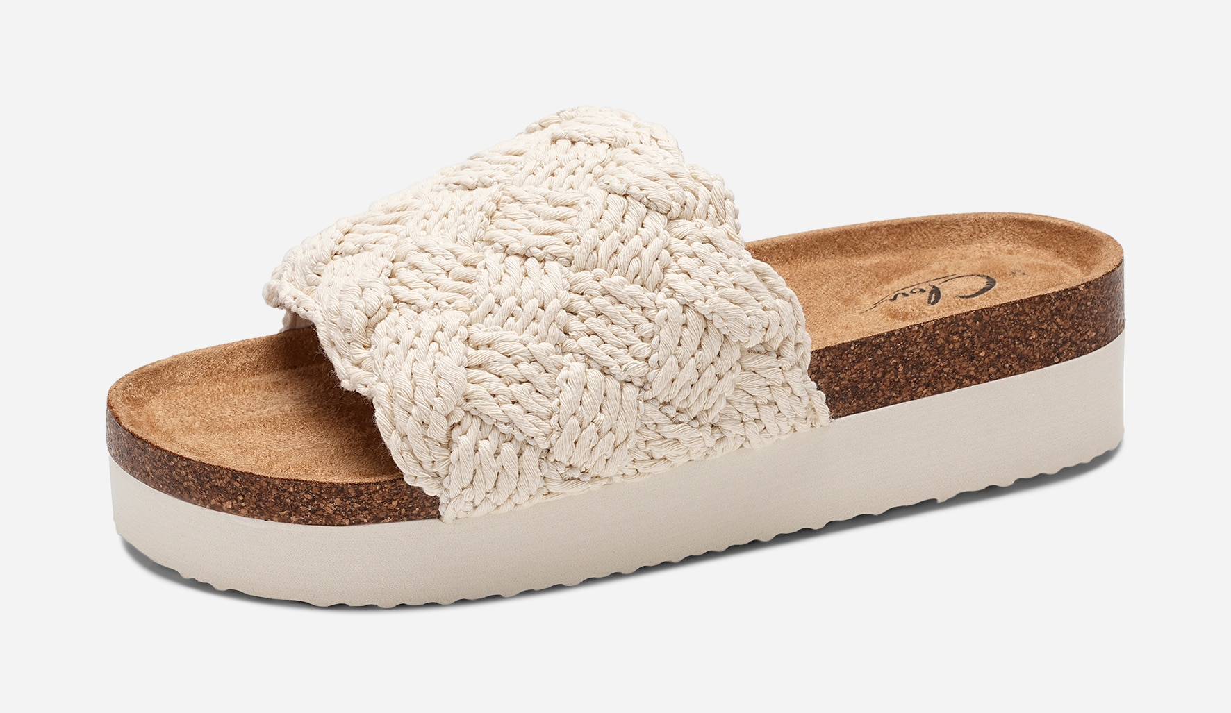 CLOU, Sandal Hvit