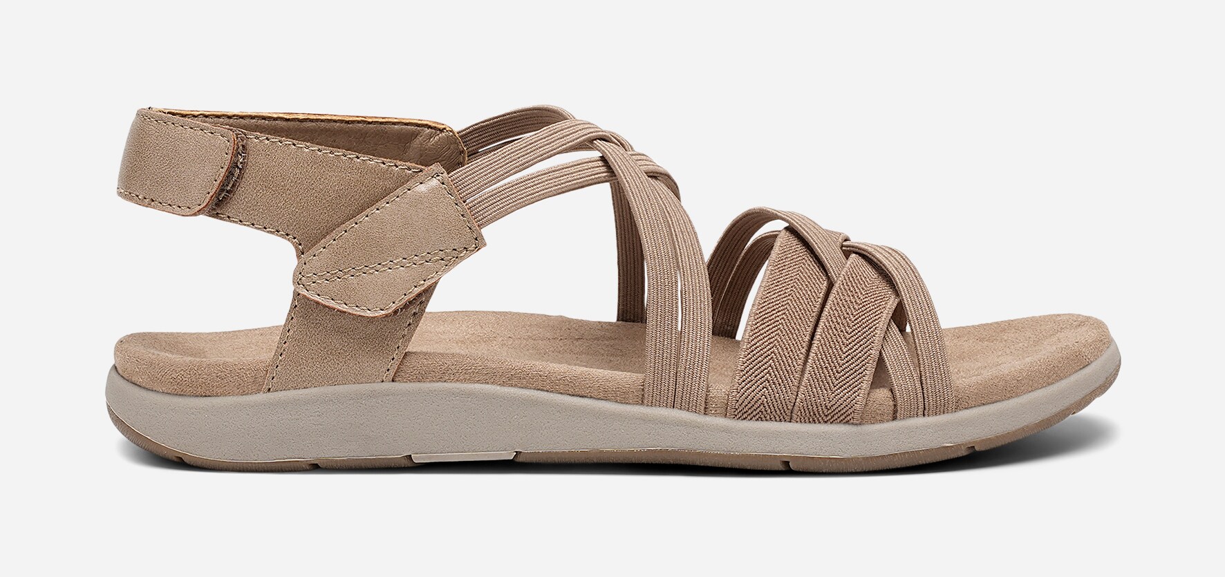 CLOU COMFORT, Sandal med reimer Brun
