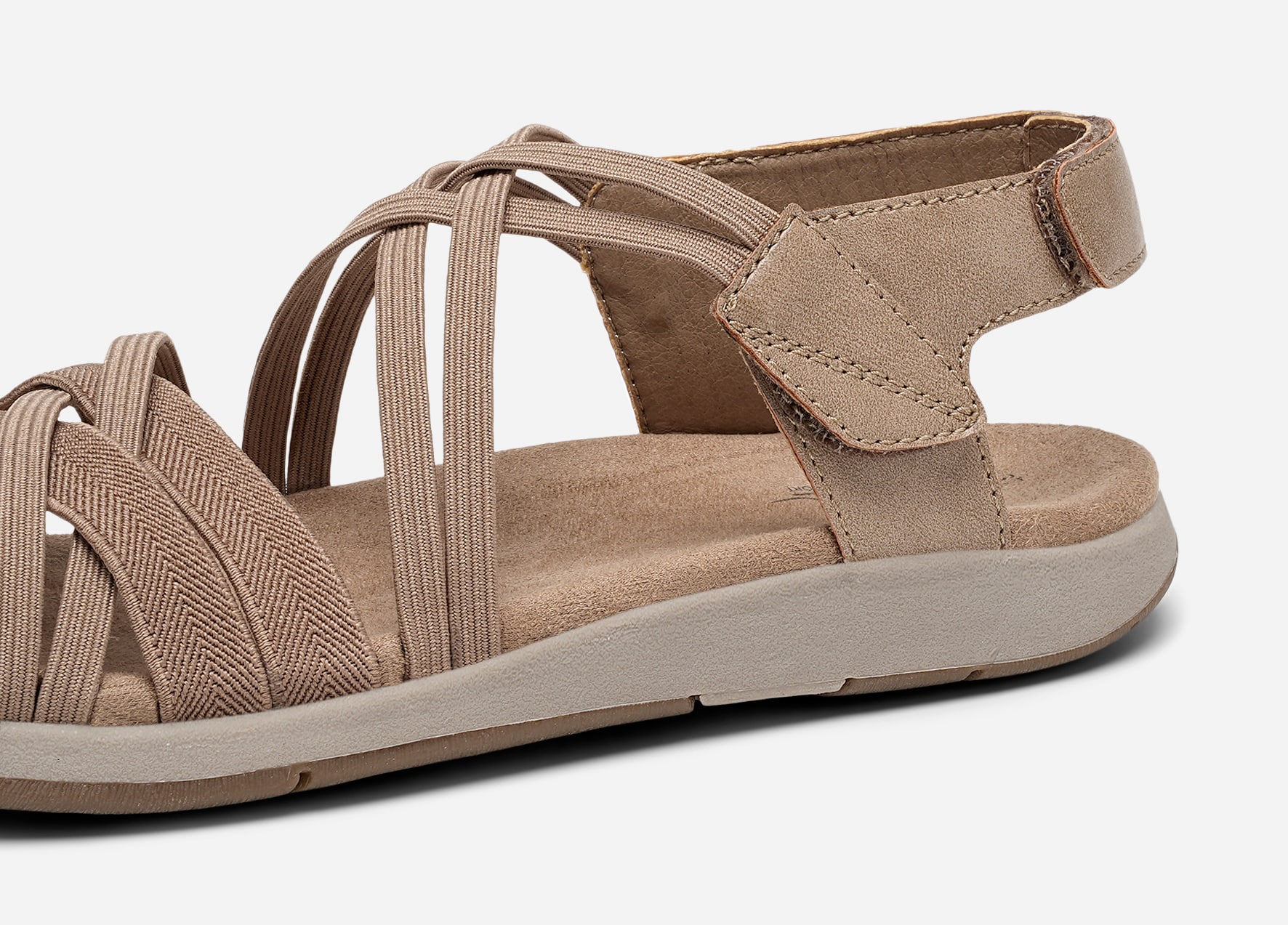 CLOU COMFORT, Sandal med reimer Brun