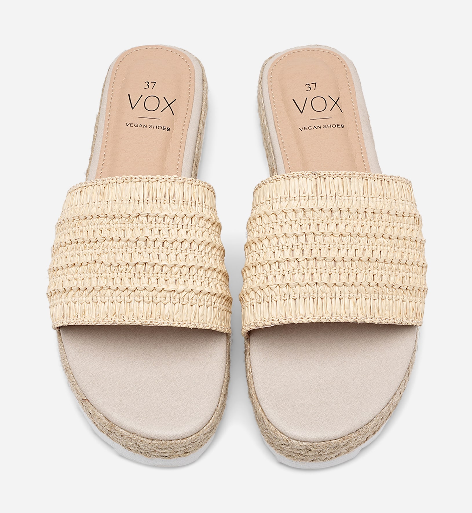 VOX, Sandal med repsåle Beige