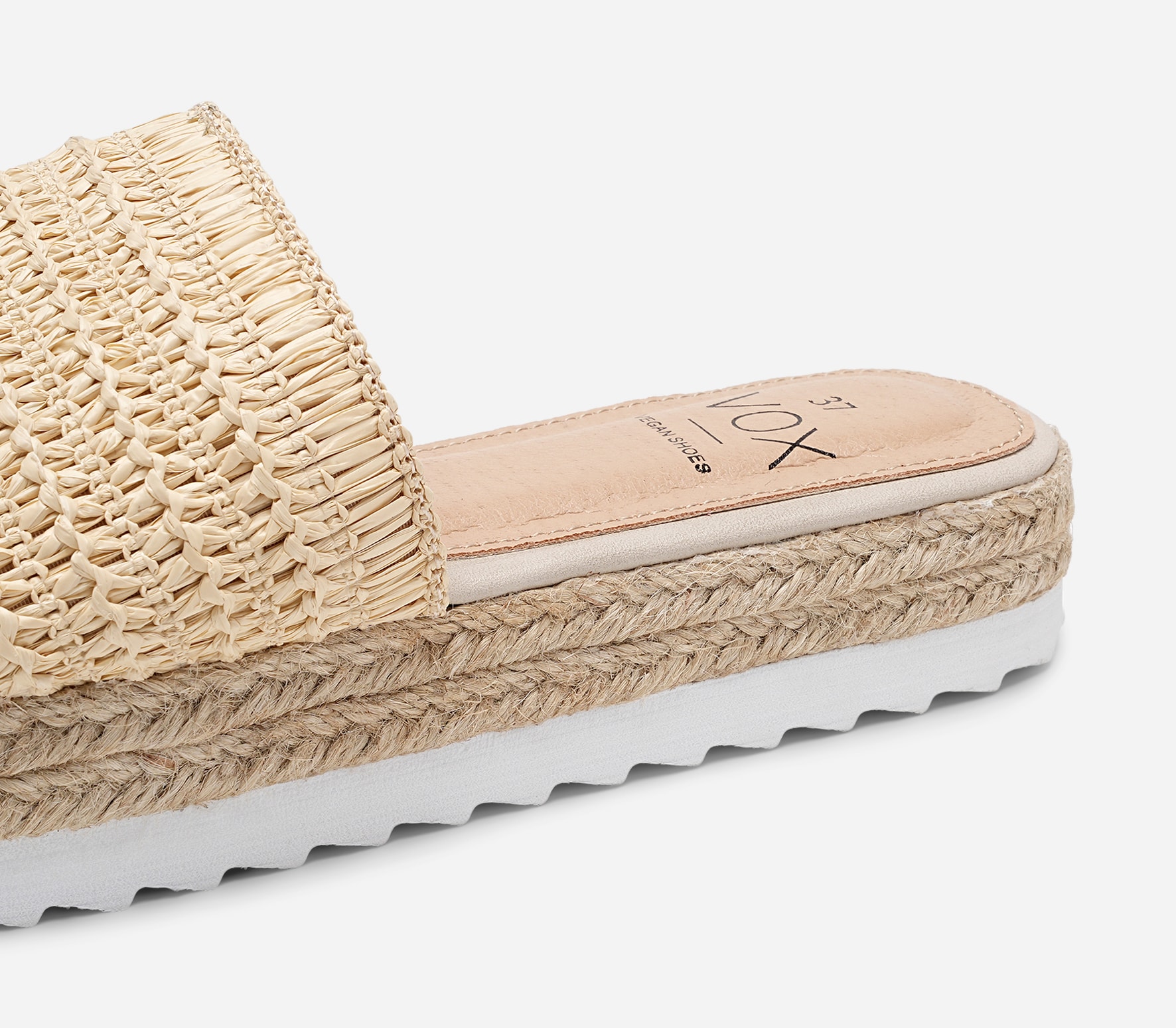 VOX, Sandal med repsåle Beige