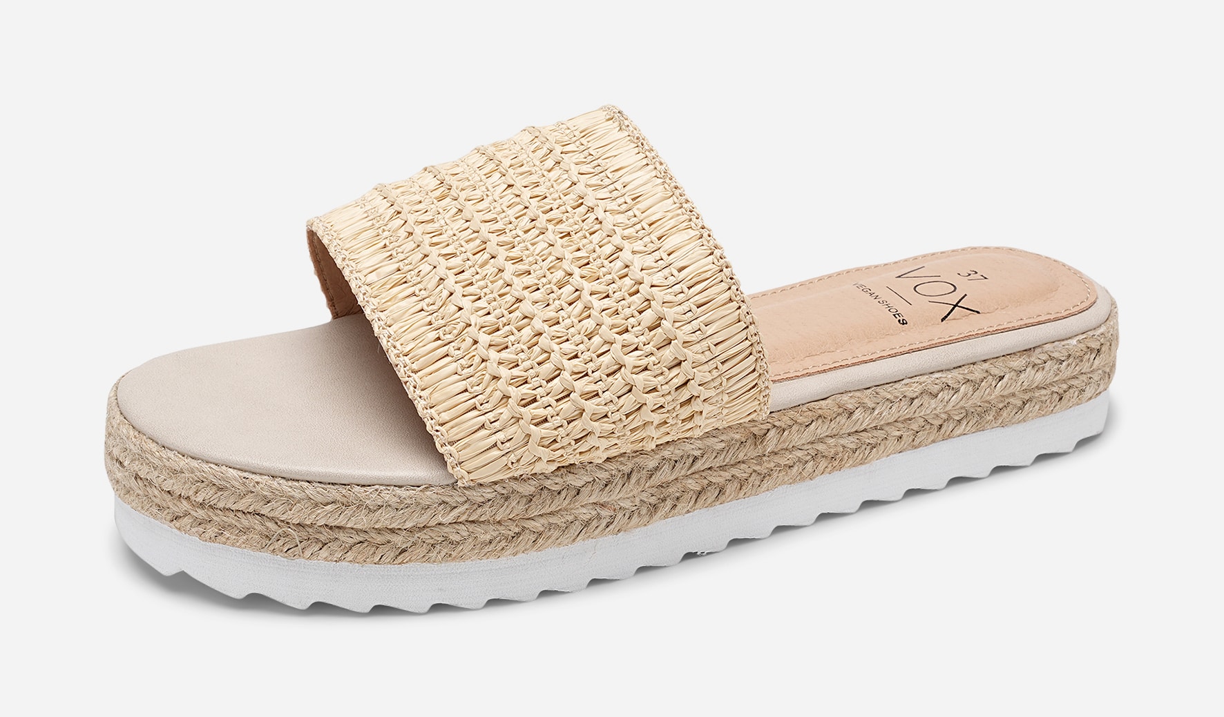 VOX, Sandal med repsåle Beige