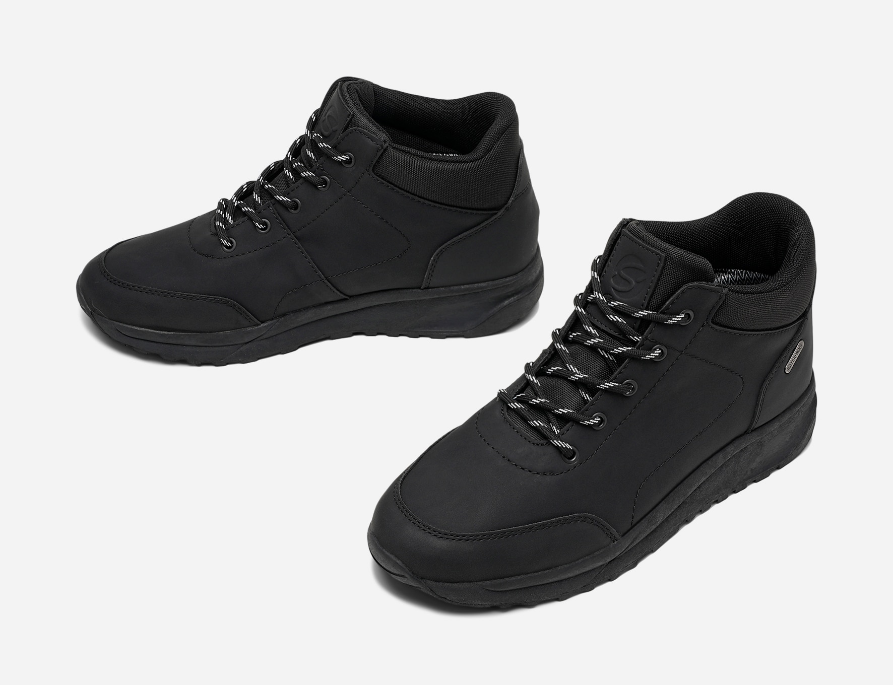 STEPSIDE, Fleeceforet høy sneakers waterproof Sort