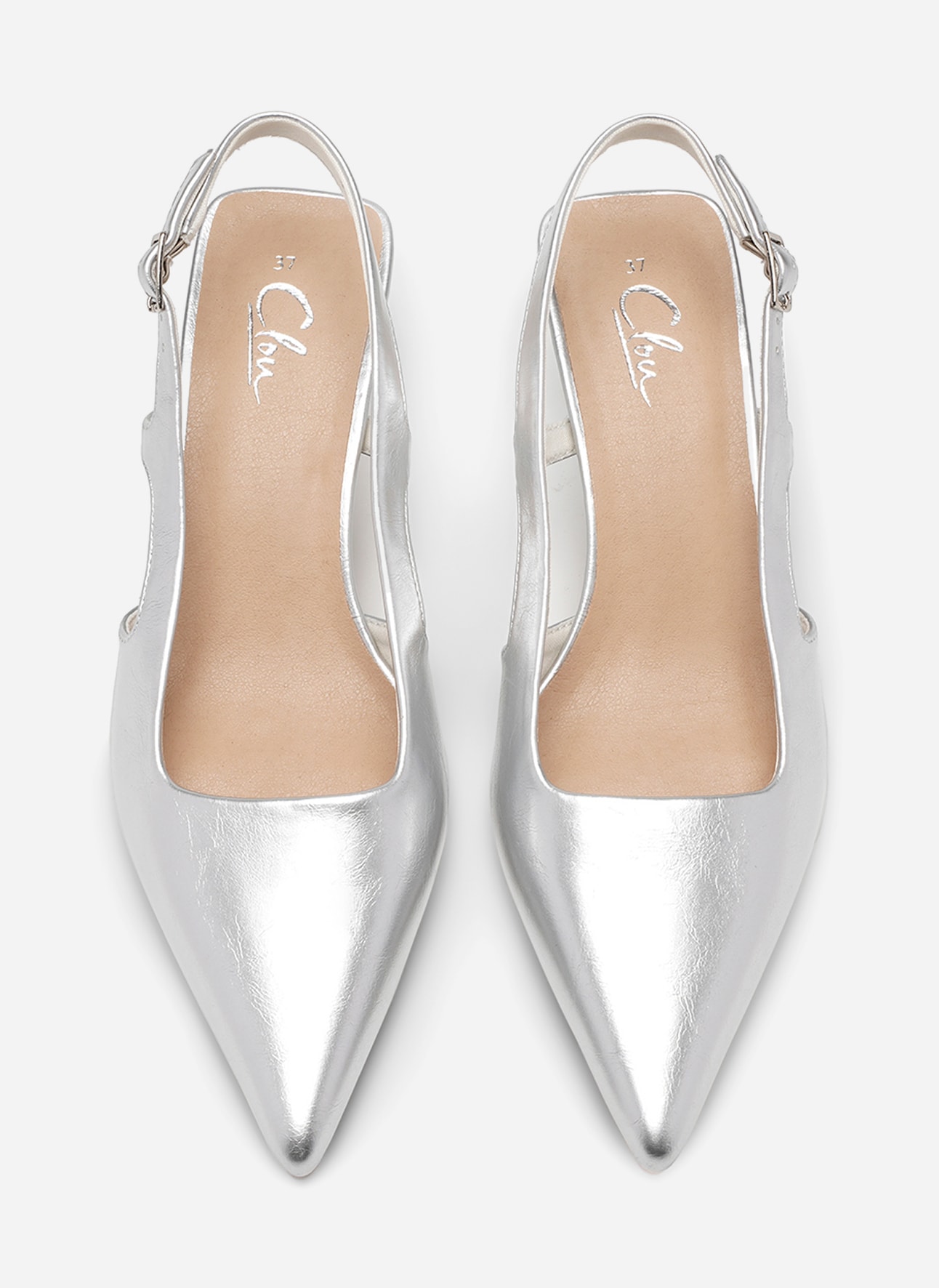 CLOU, Pumps med slingback Metall