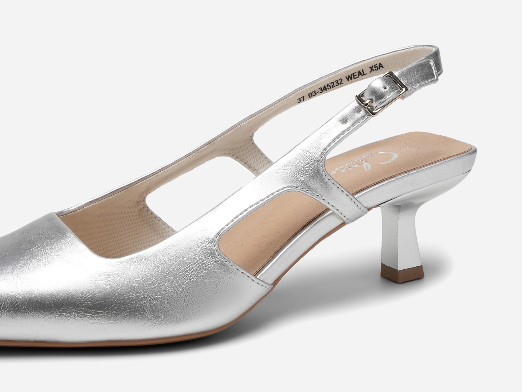 CLOU, Pumps med slingback Metall