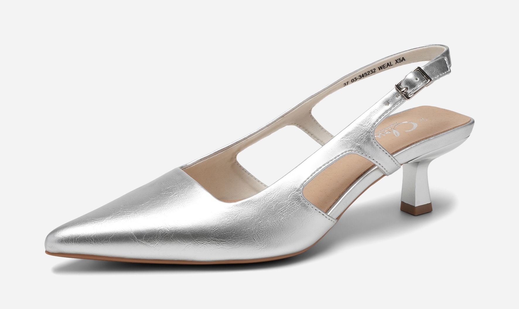 CLOU, Pumps med slingback Metall