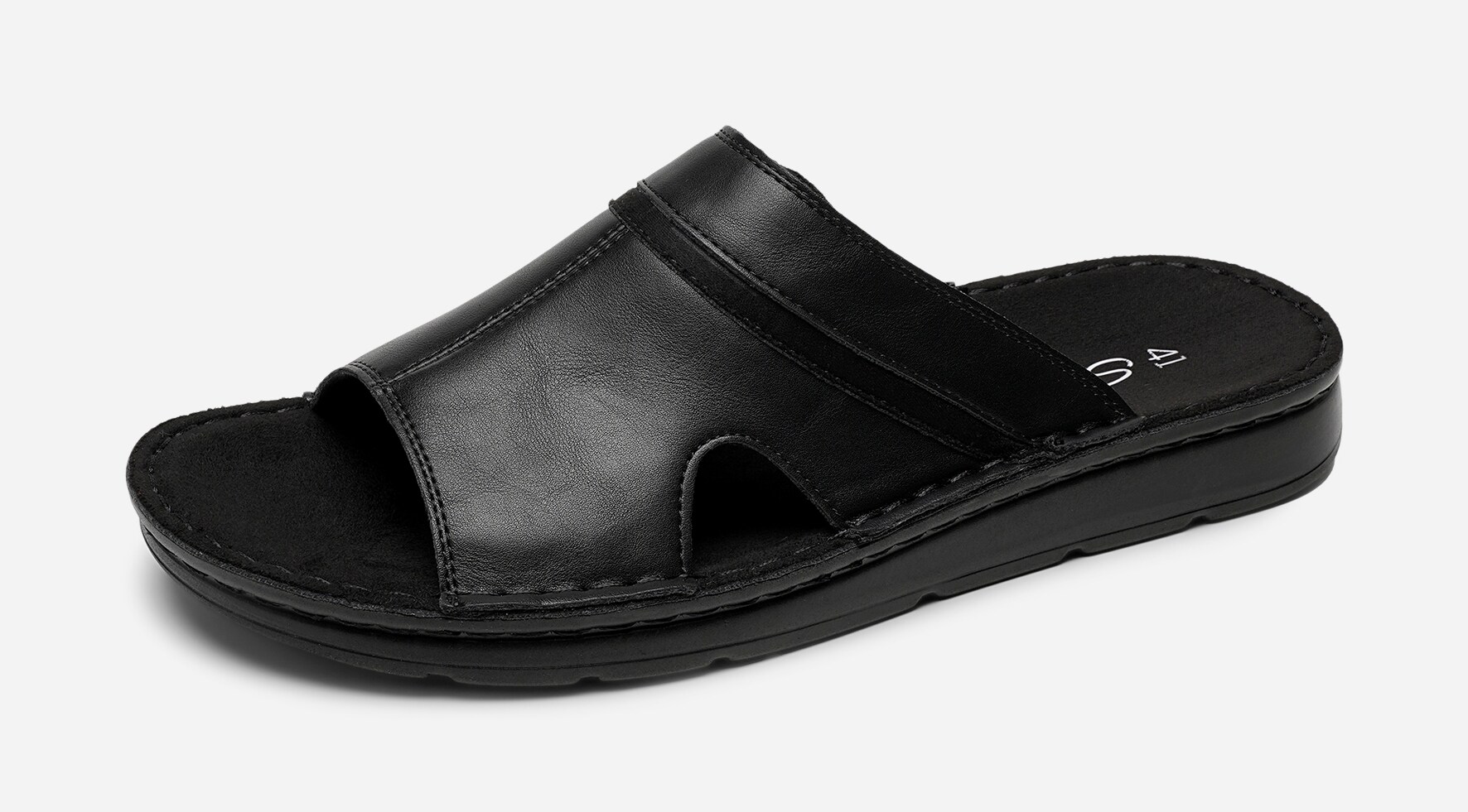 STEPSIDE, Sandal med reimer Sort