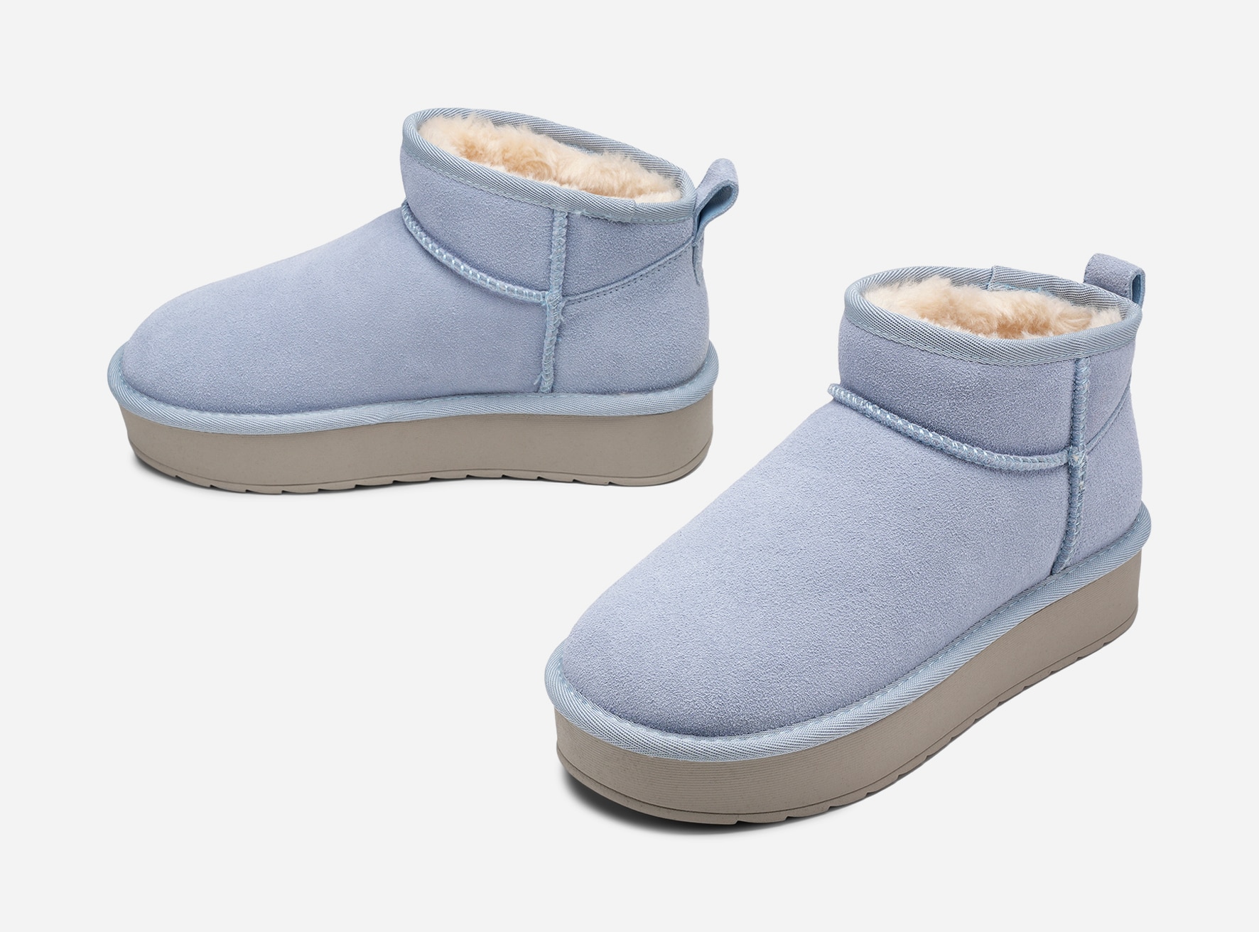 CLOU, Varmforet boots Blå