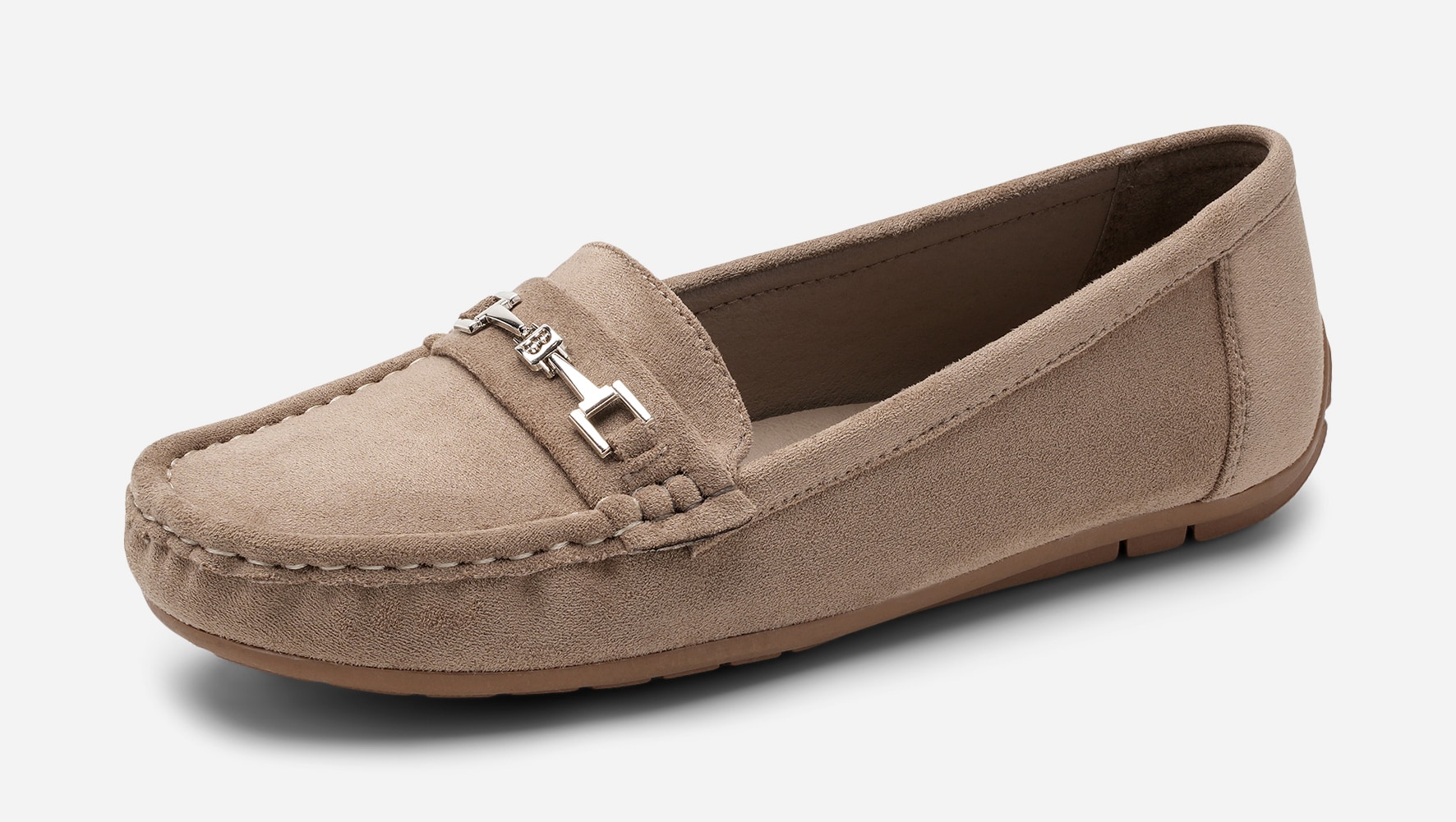CLOU COMFORT, Loafer med spenne Brun
