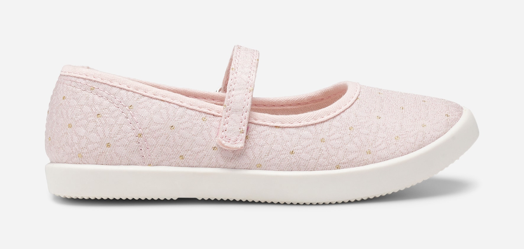 ZOEY, Tekstilsko med glitter Rosa