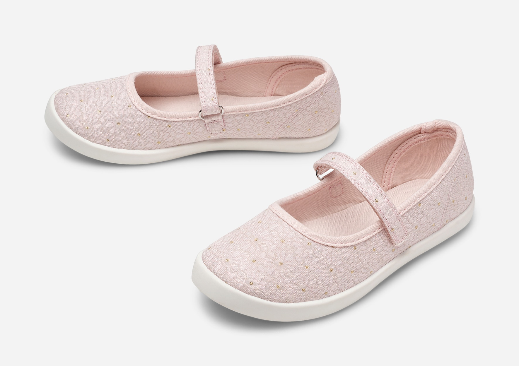 ZOEY, Tekstilsko med glitter Rosa