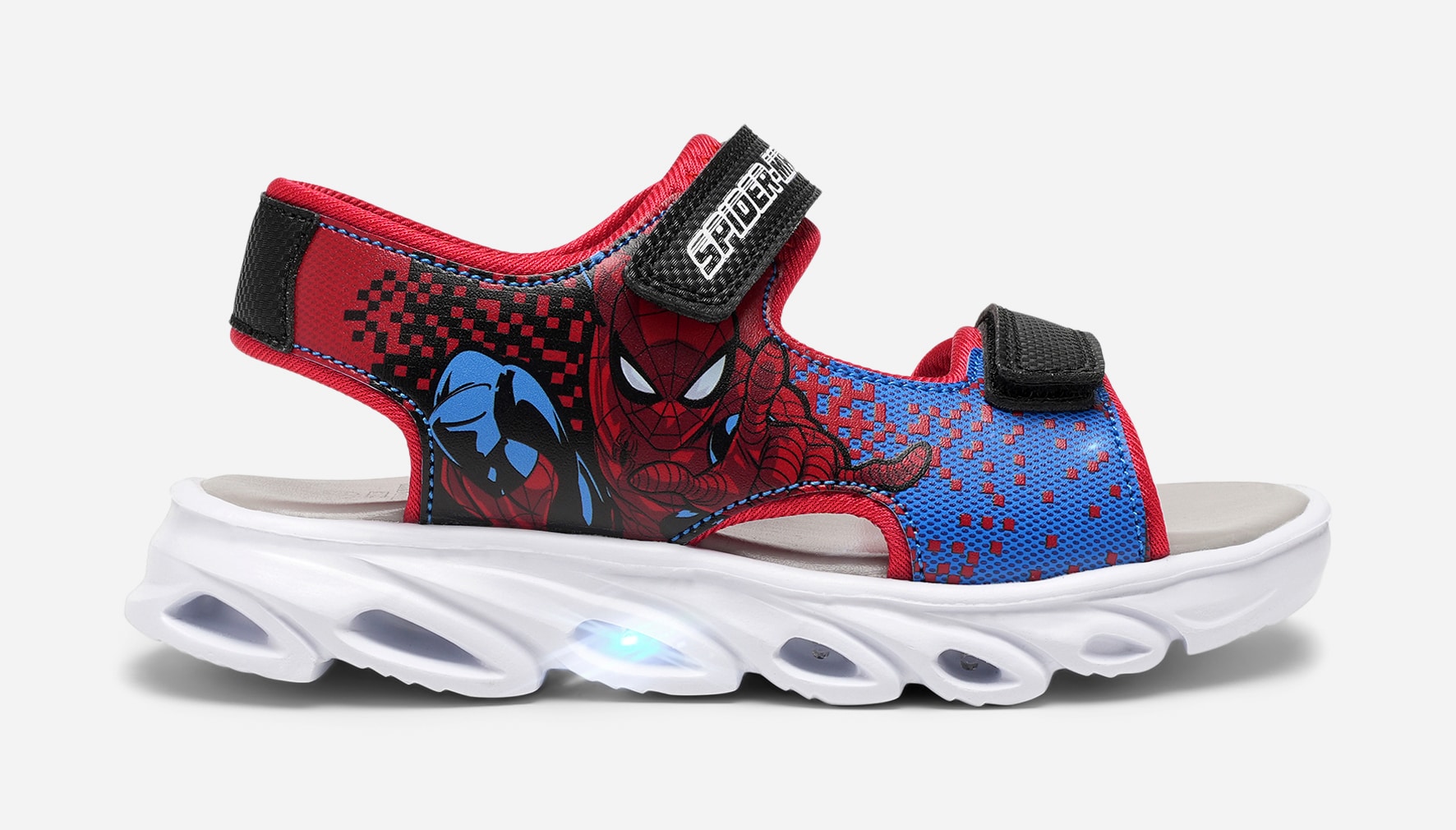 SPIDERMAN, Blinkende sandal Flerfarget