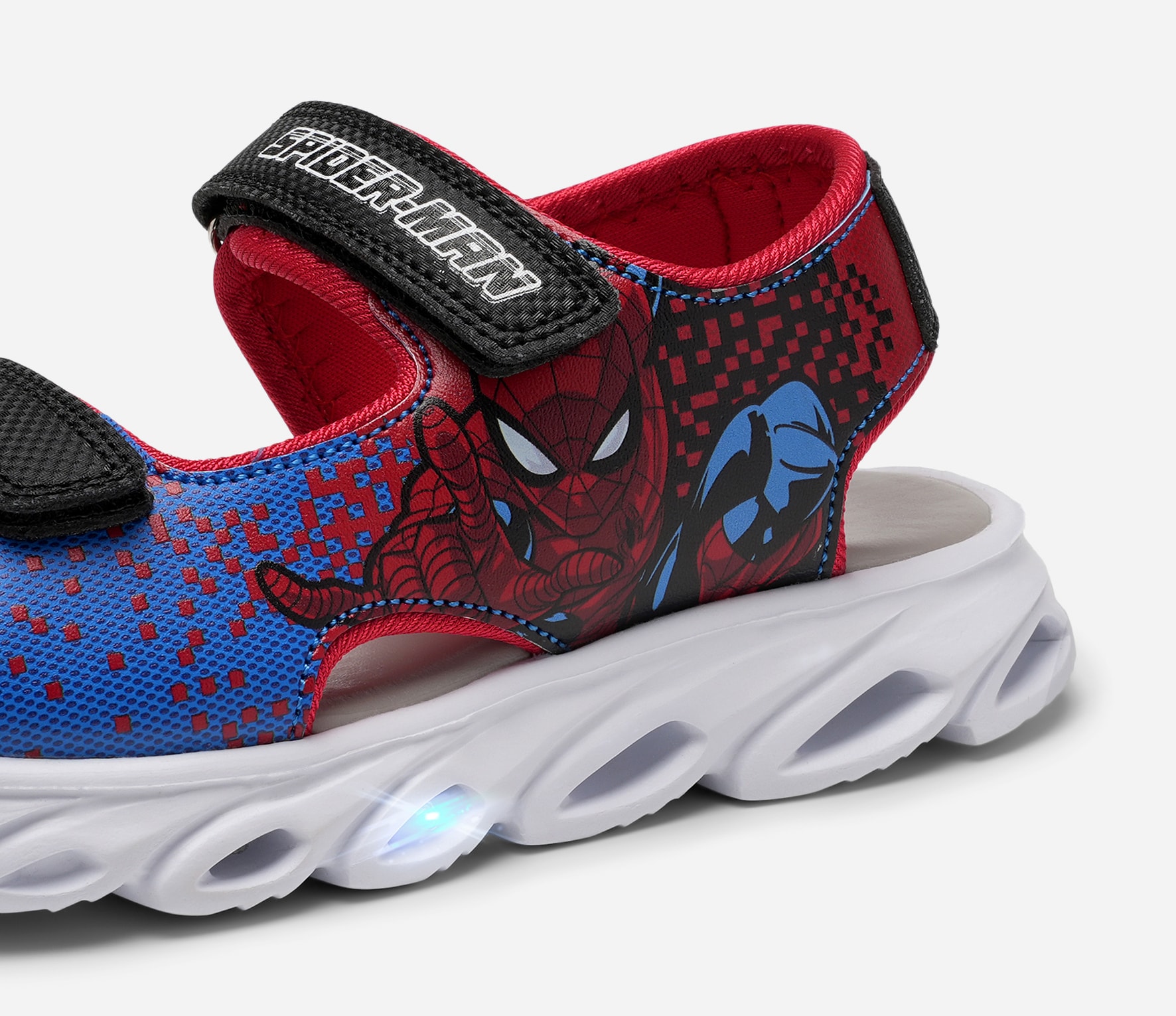 SPIDERMAN, Blinkende sandal Flerfarget