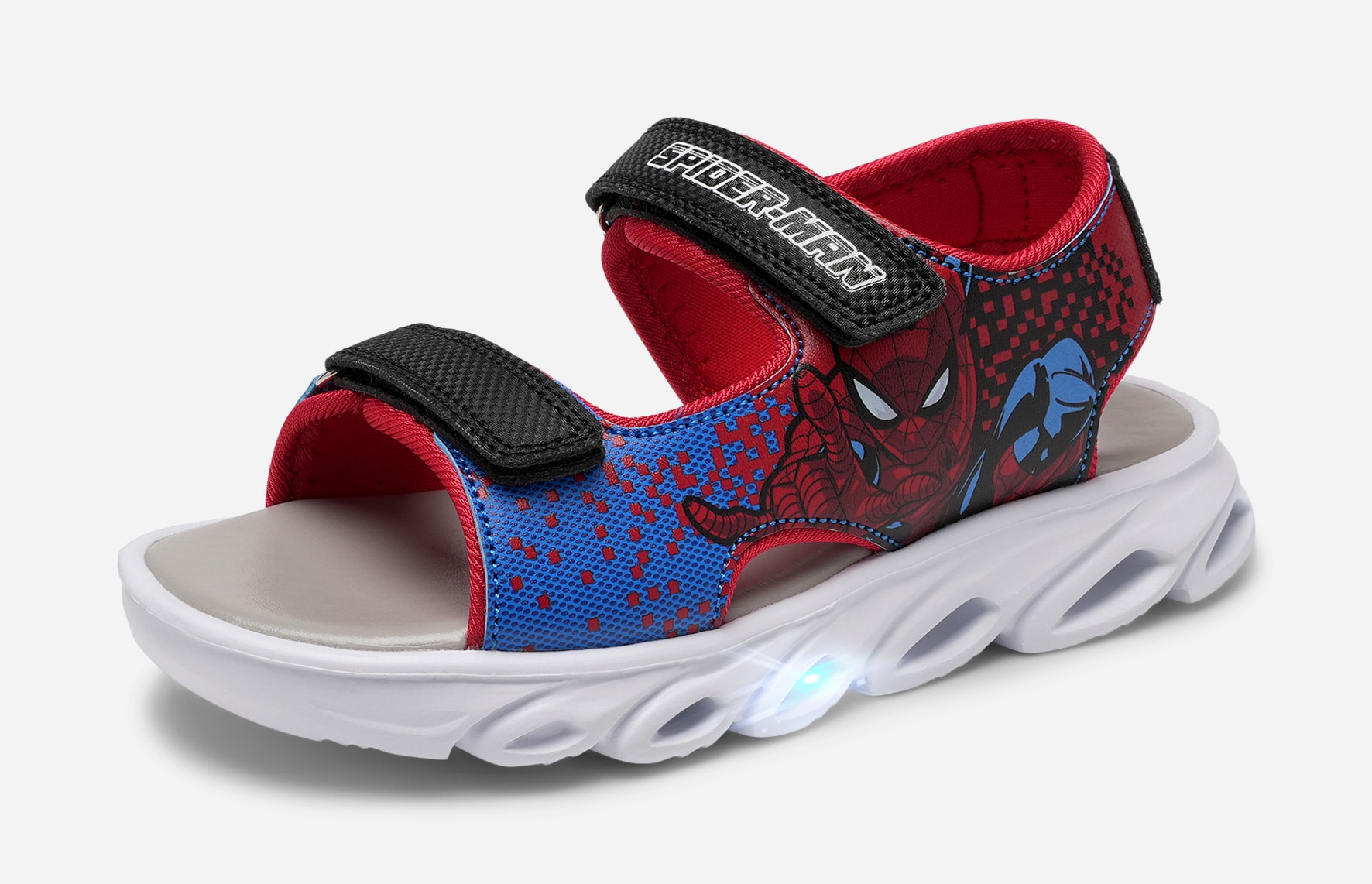 SPIDERMAN, Blinkende sandal Flerfarget