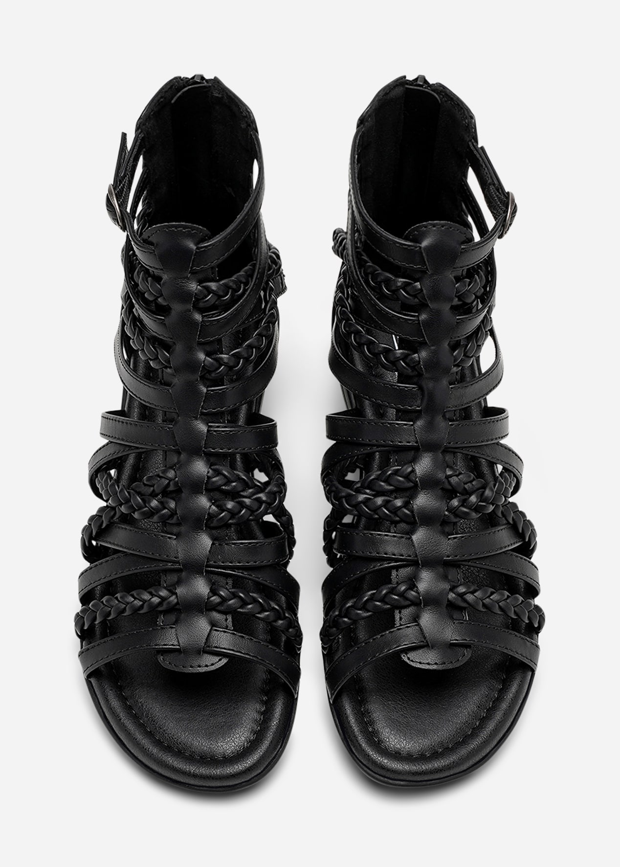 CLOU COMFORT, Sandal med reimer Sort