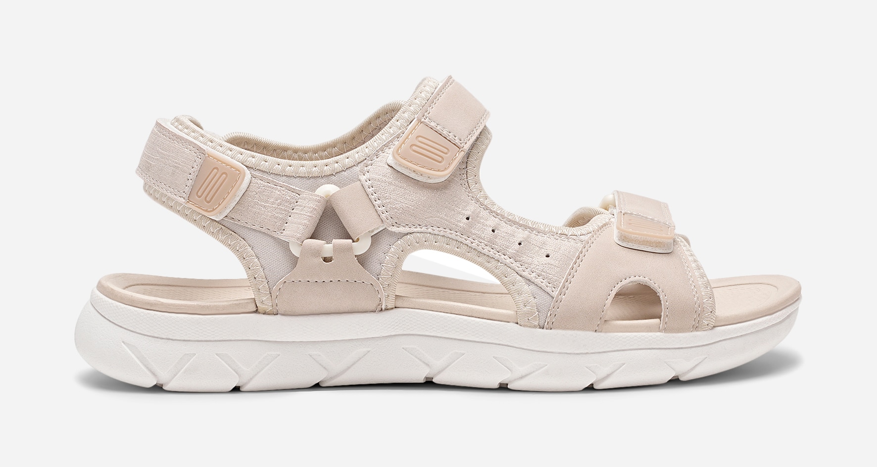 LEJON, Sandal med reimer Beige