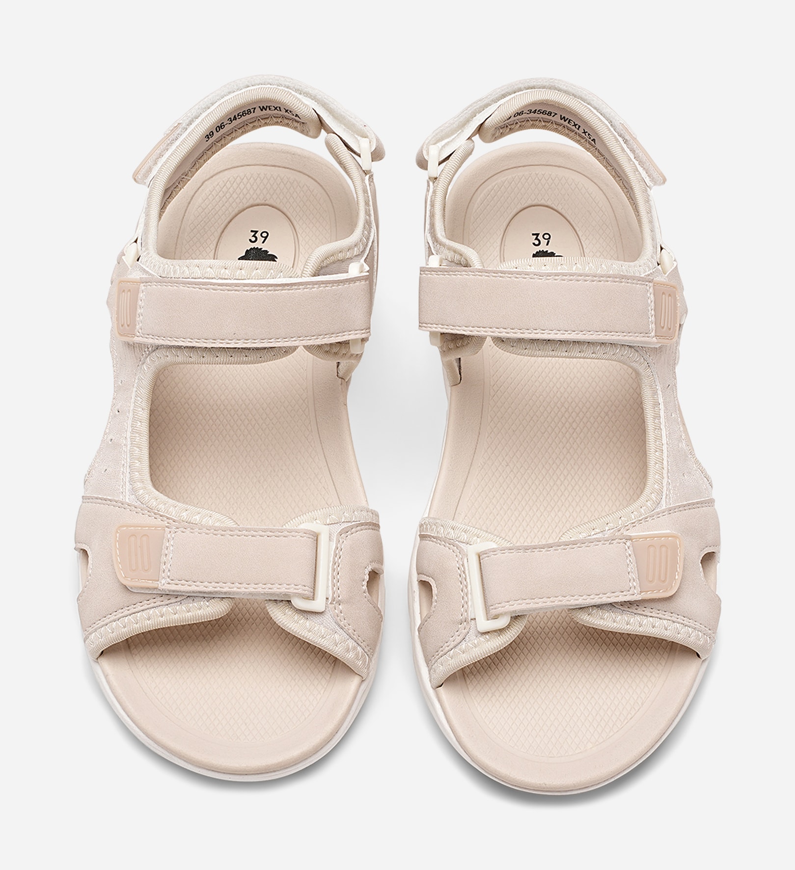 LEJON, Sandal med reimer Beige