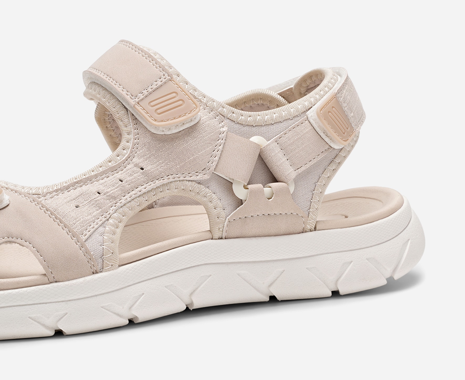 LEJON, Sandal med reimer Beige