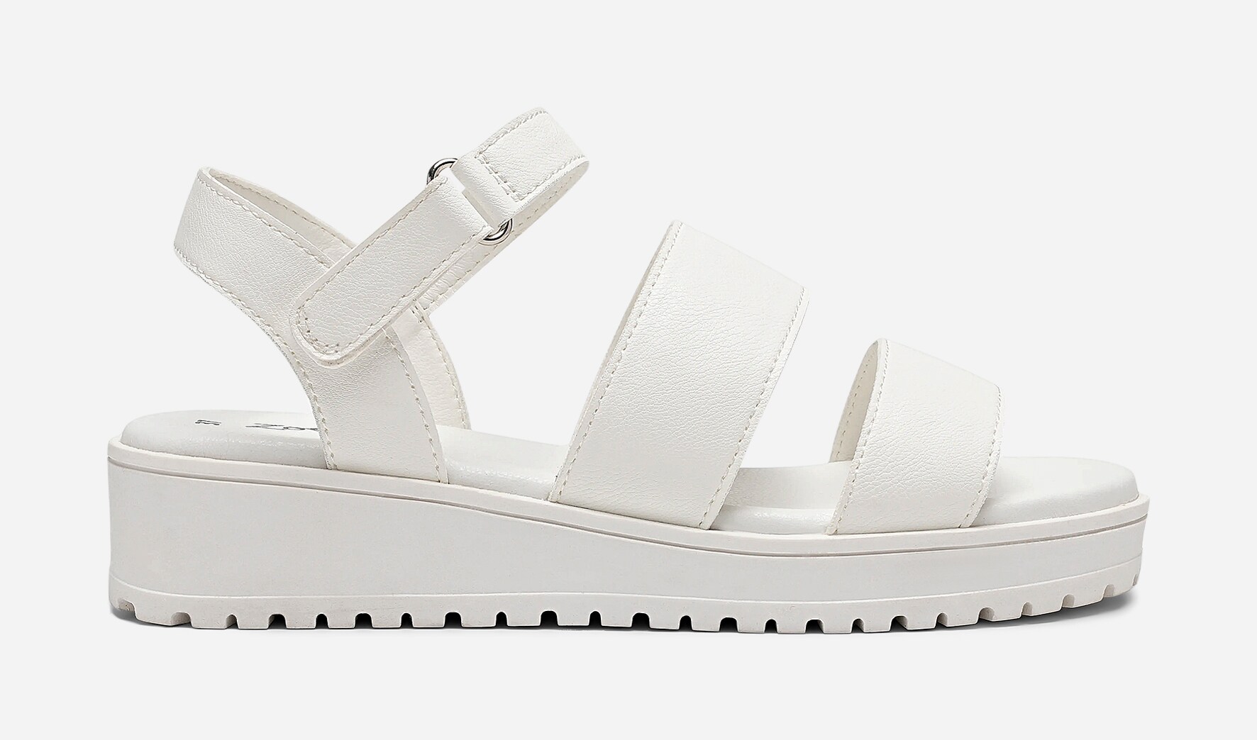 ZOEY, Sandal med lav hæl Hvit