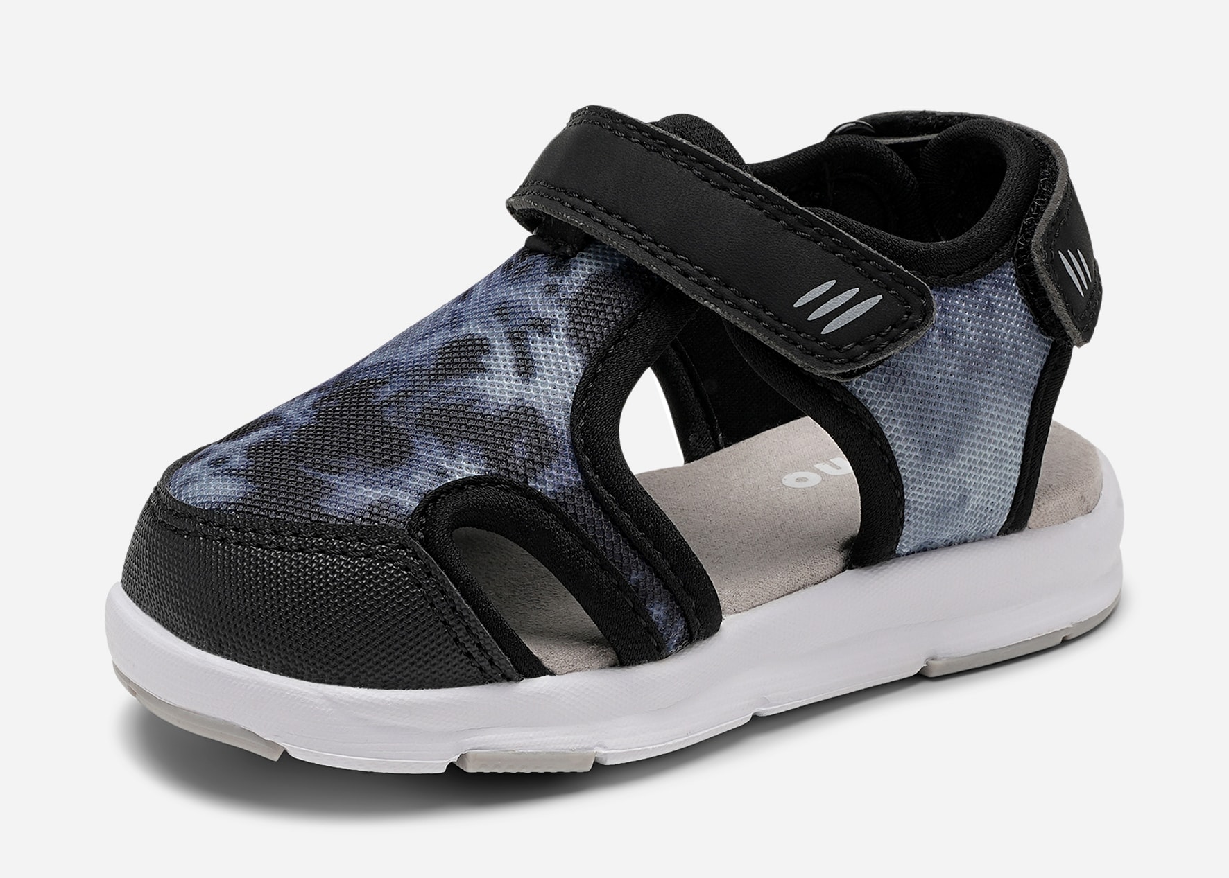 Mino, Sandal med overdekket tå Sort