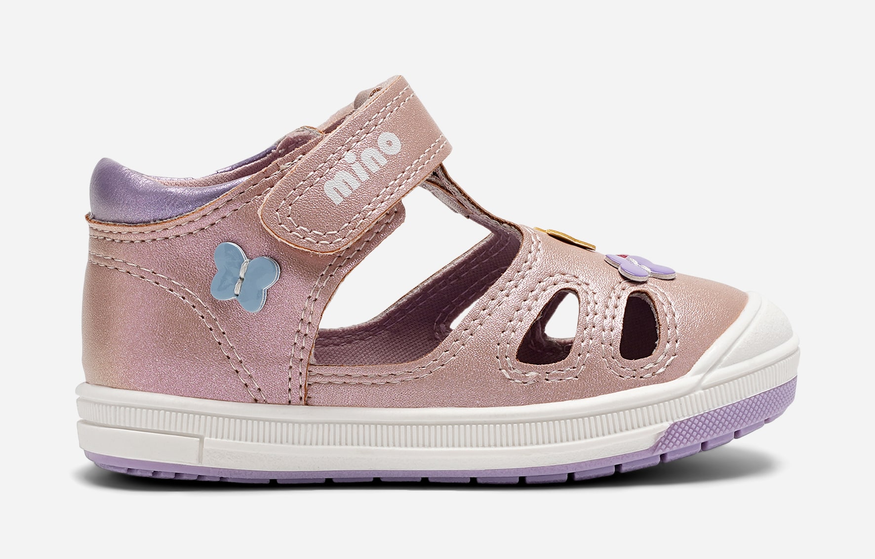 Mino, Lær-å-gå-sandal Rosa