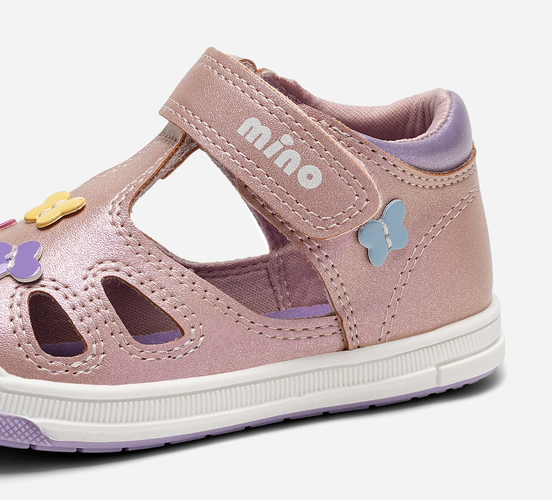 Mino, Lær-å-gå-sandal Rosa