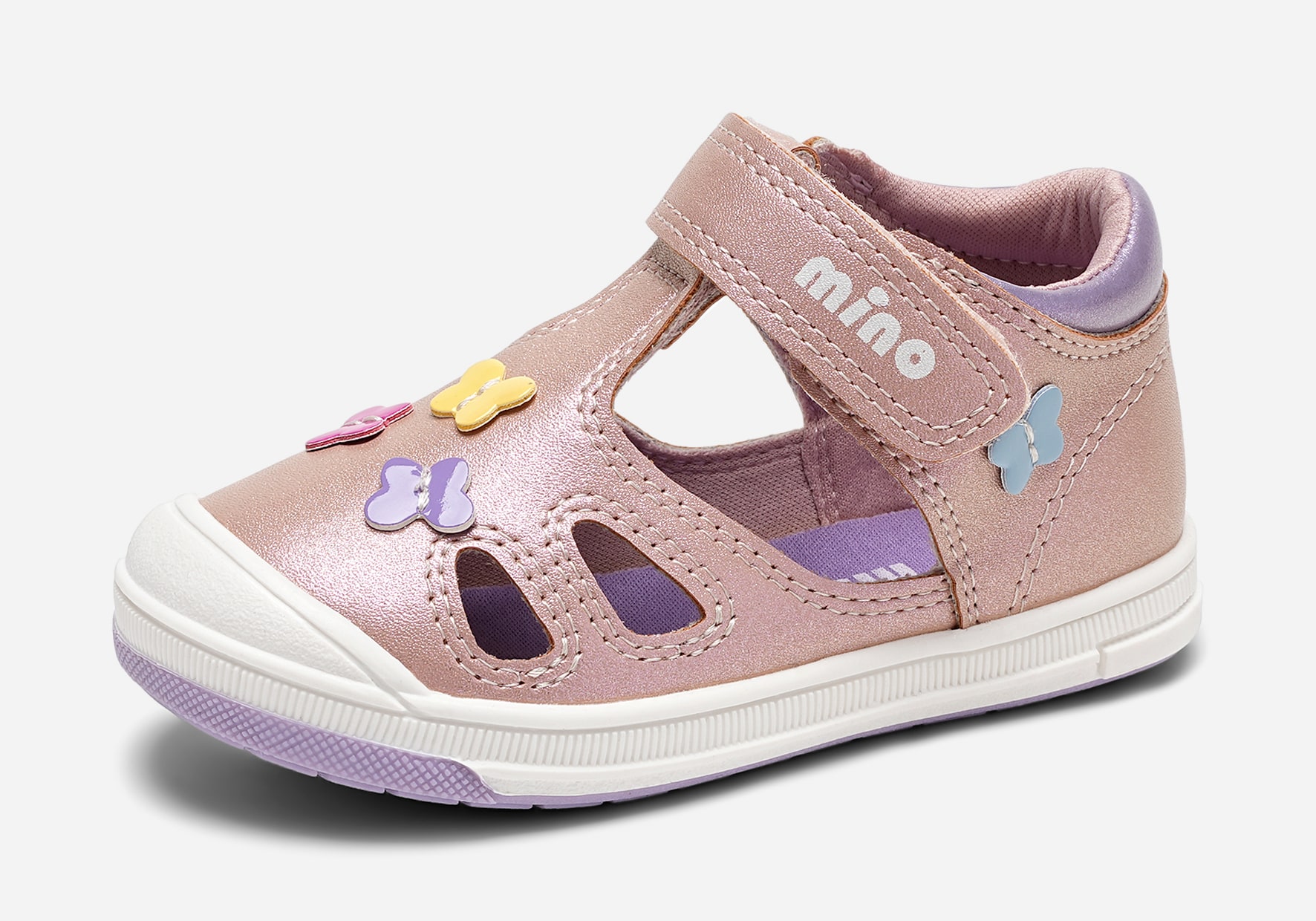 Mino, Lær-å-gå-sandal Rosa