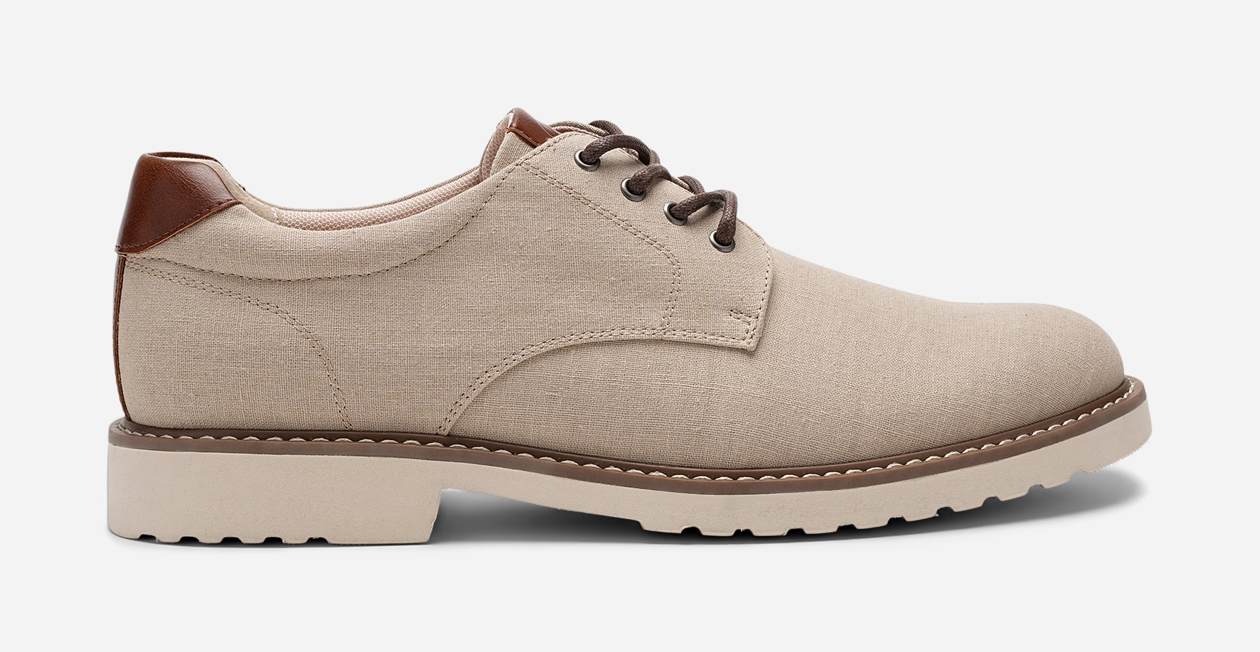 STEPSIDE, Snøresko Beige