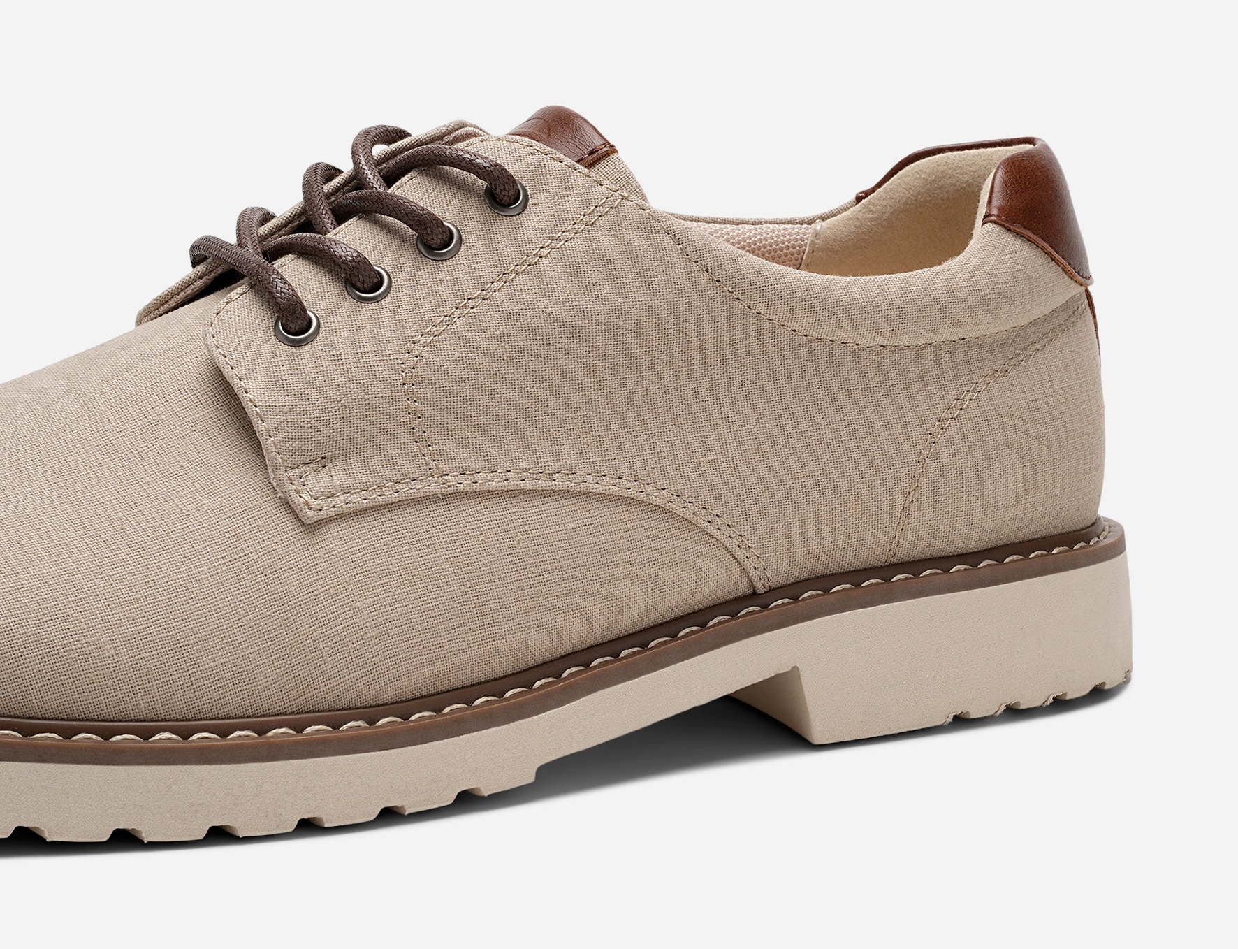 STEPSIDE, Snøresko Beige