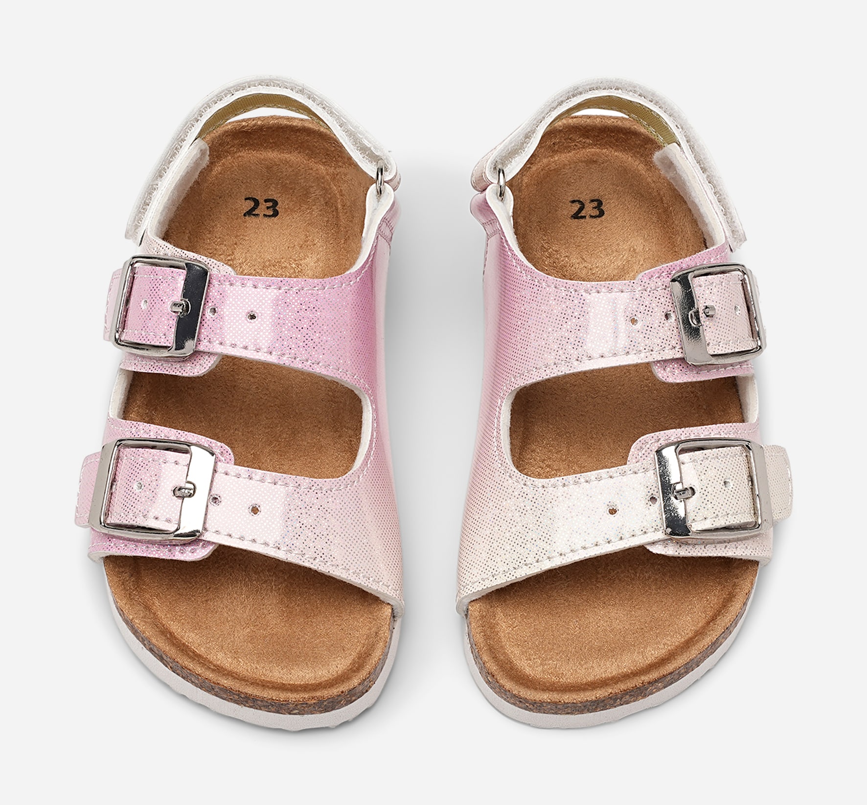 LEJON, Sandal med spenne Flerfarget