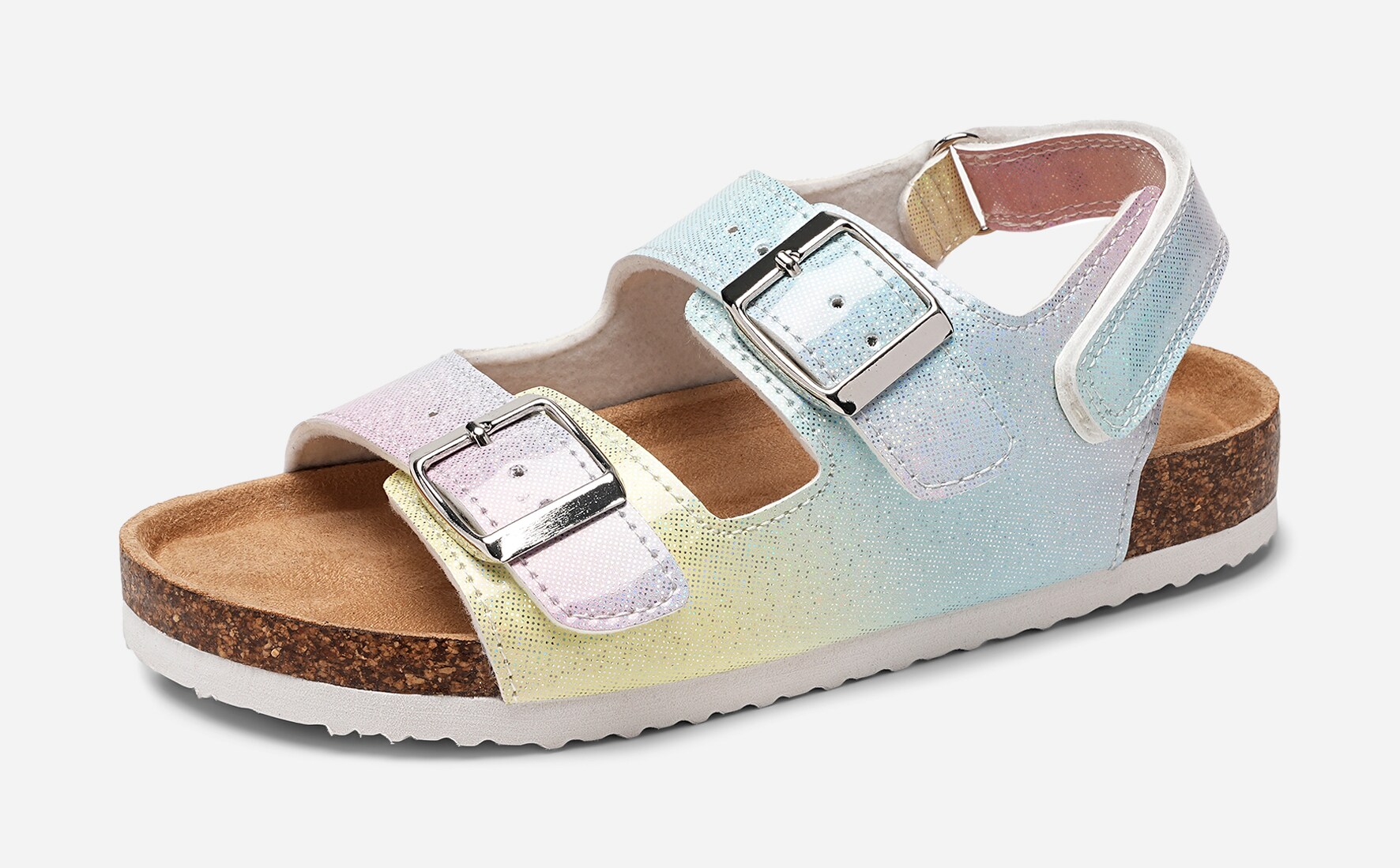 LEJON, Sandal med spenne Flerfarget