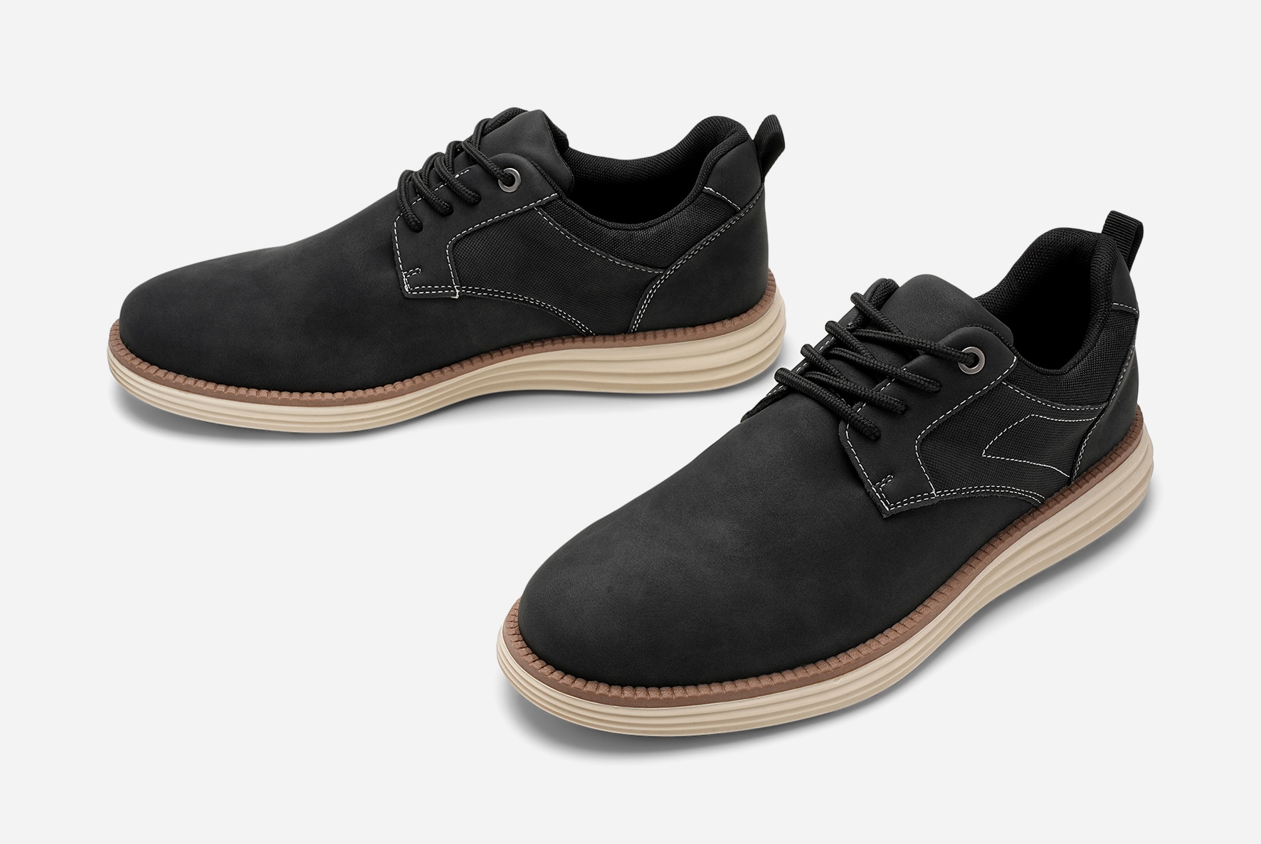 STEPSIDE, Snøresko Sort