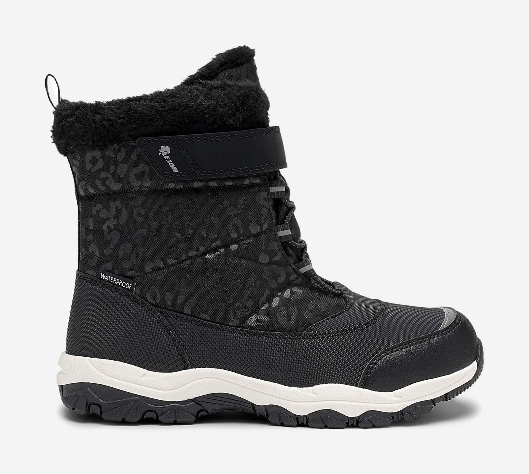 LEJON, Varmforet skolett waterproof Sort