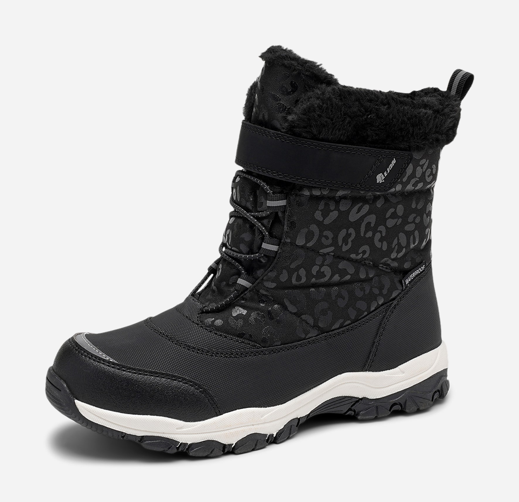 LEJON, Varmforet skolett waterproof Sort