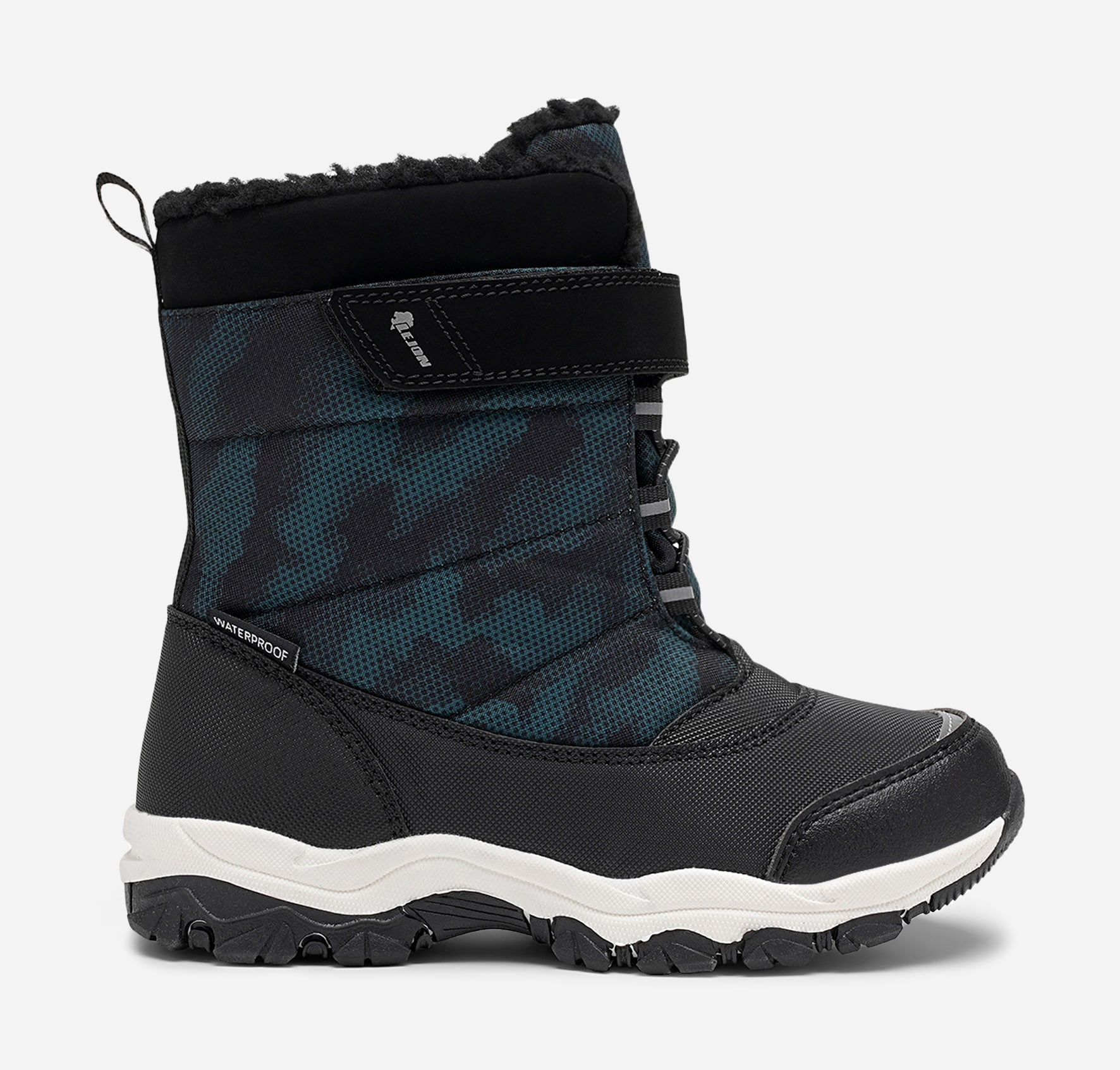 LEJON, Varmforet skolett waterproof Grønn