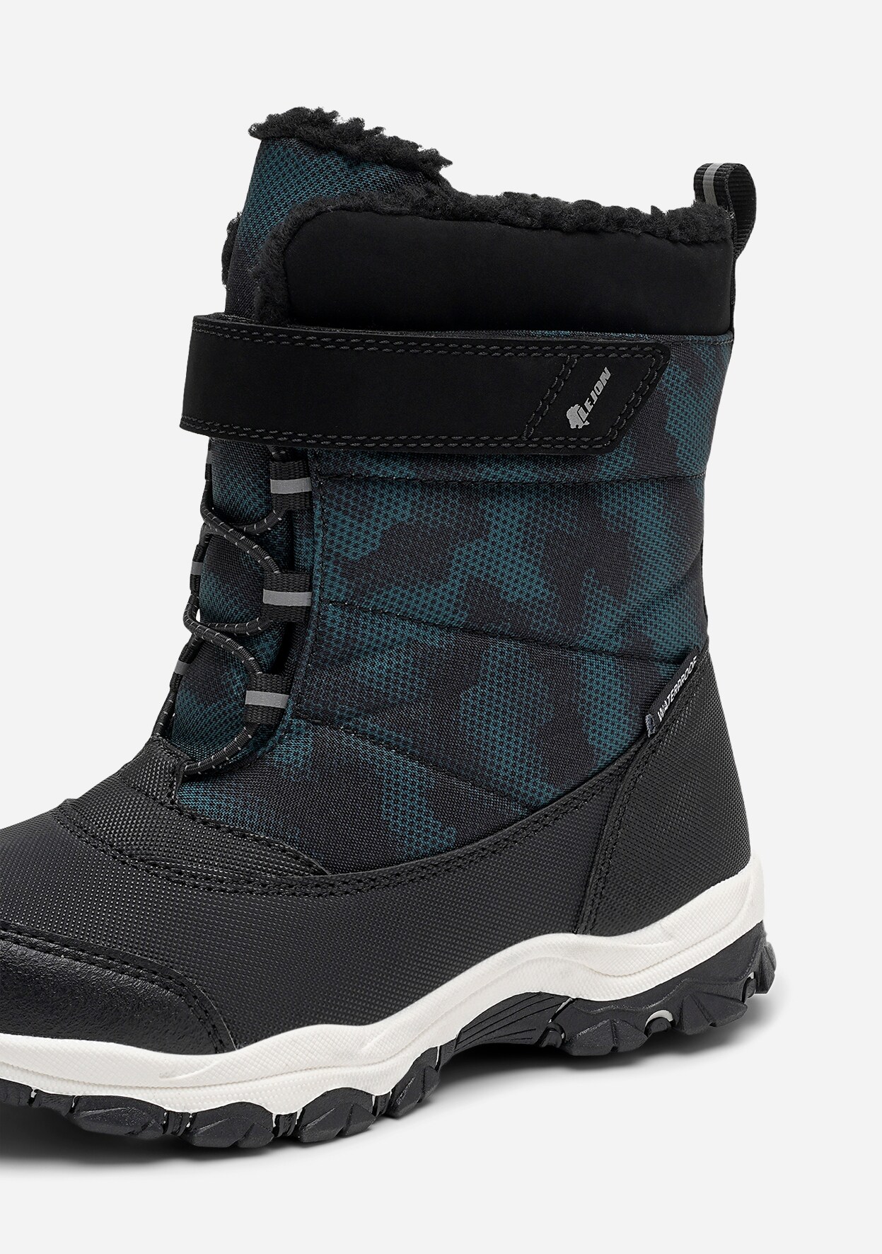 LEJON, Varmforet skolett waterproof Grønn