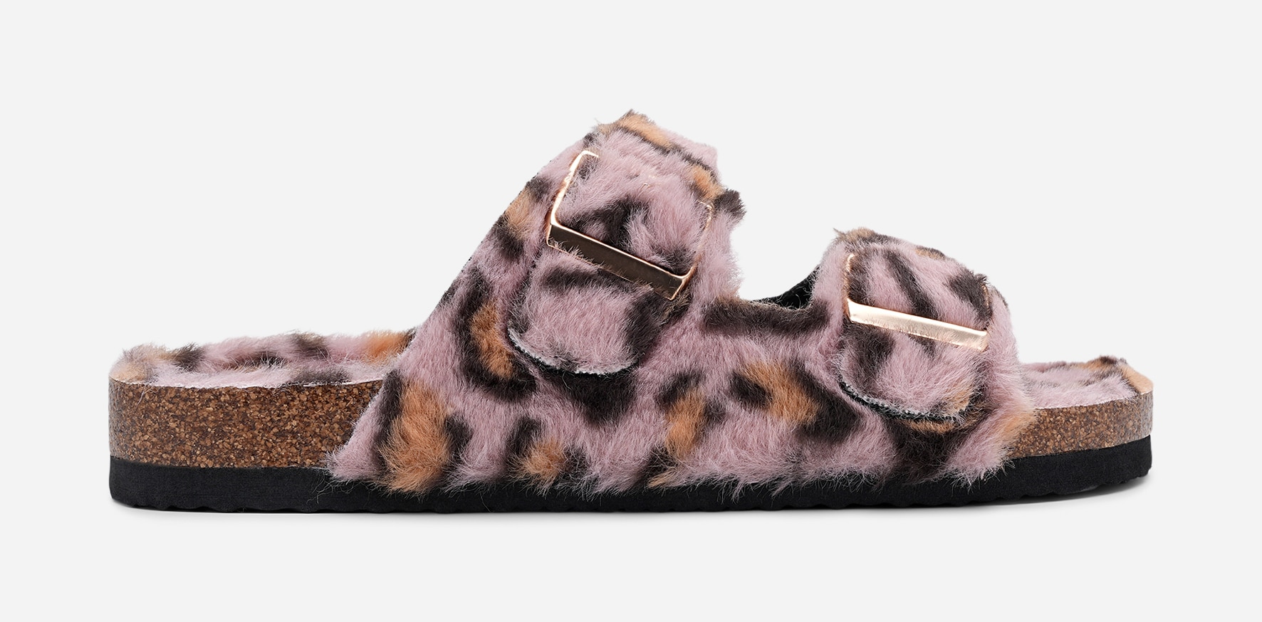 LEJON, Sandal med spenne Flerfarget
