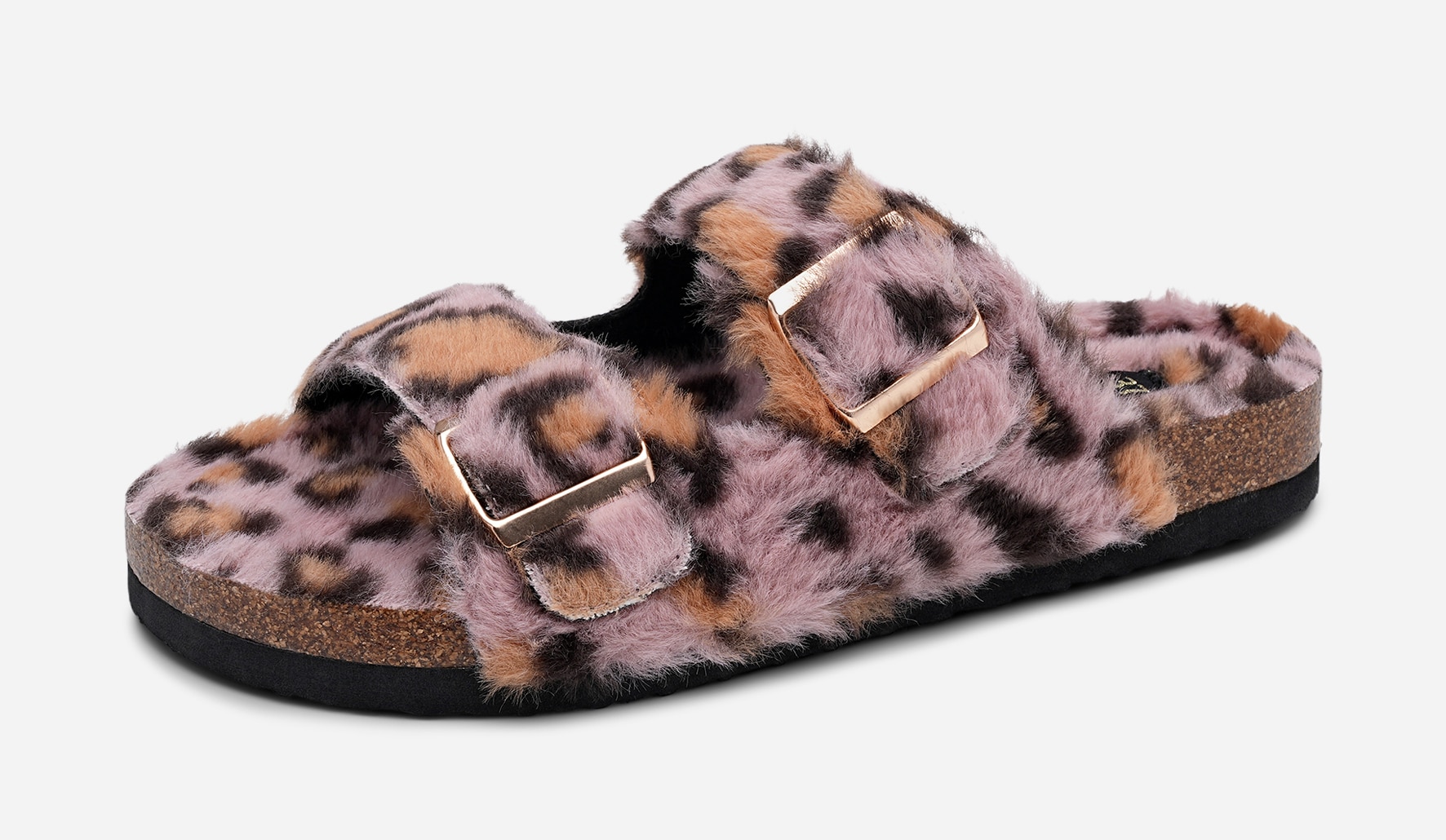 LEJON, Sandal med spenne Flerfarget