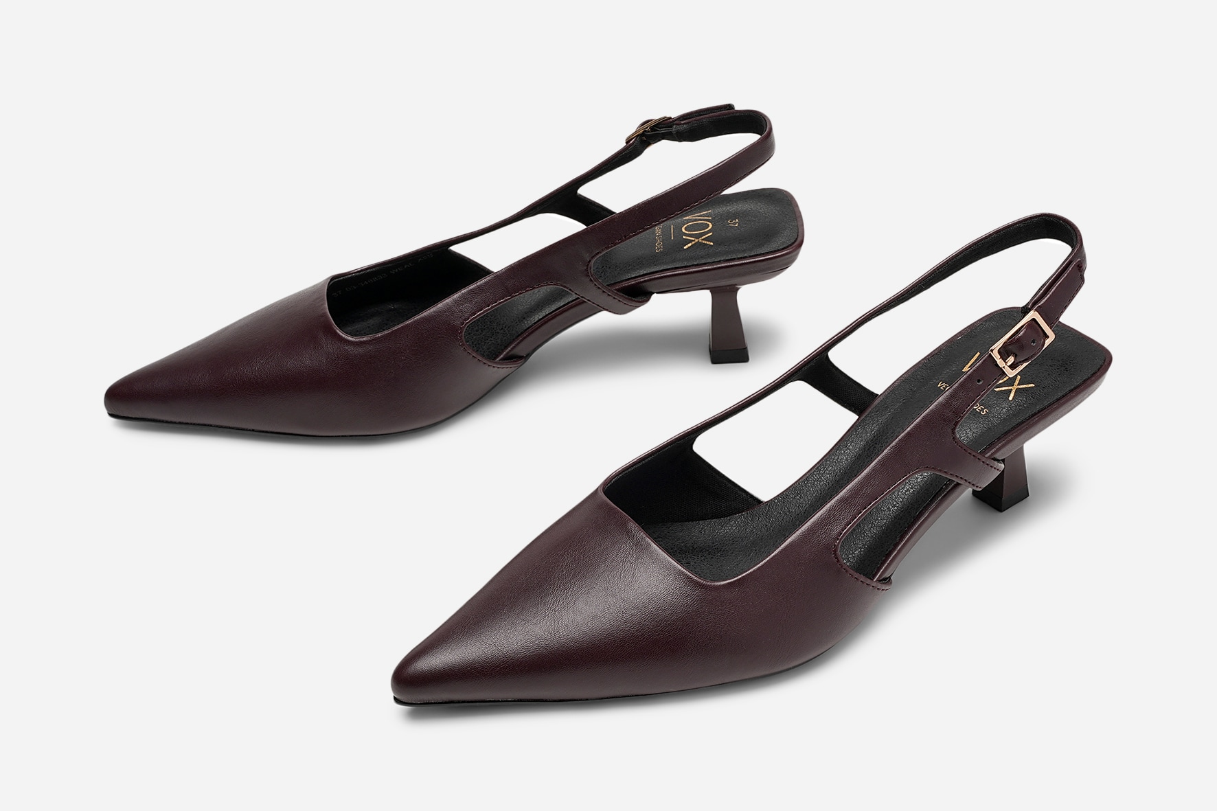 VOX, Pumps med slingback Rød