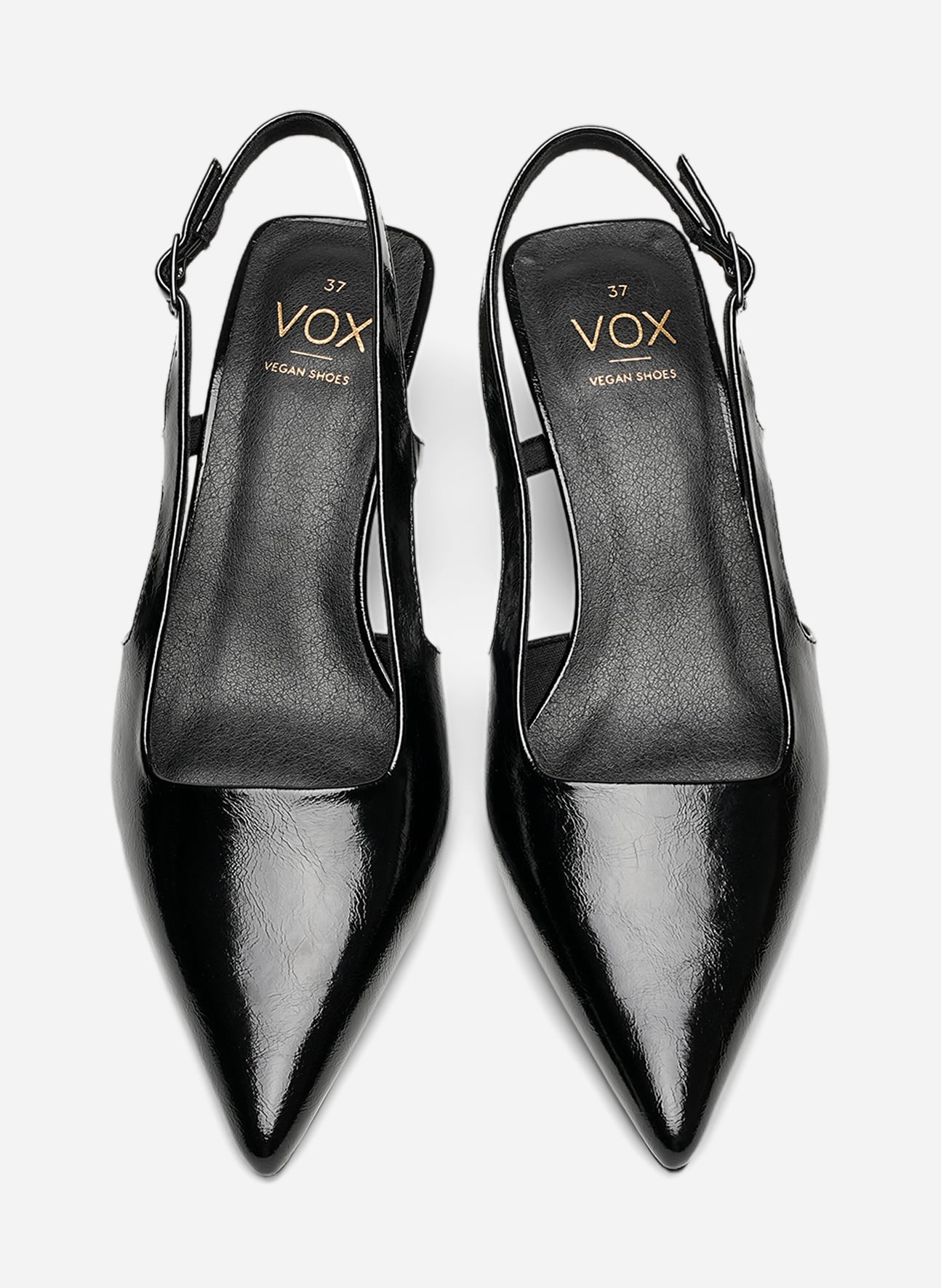 VOX, Pumps med slingback Sort
