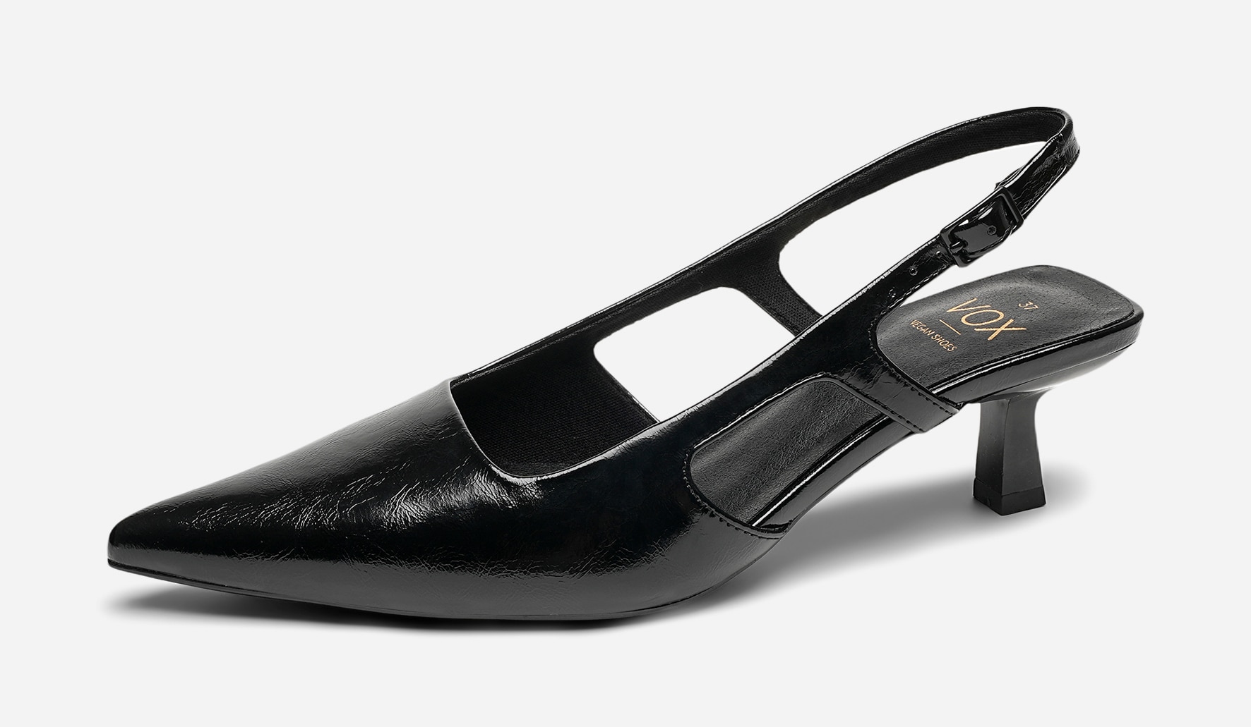 VOX, Pumps med slingback Sort