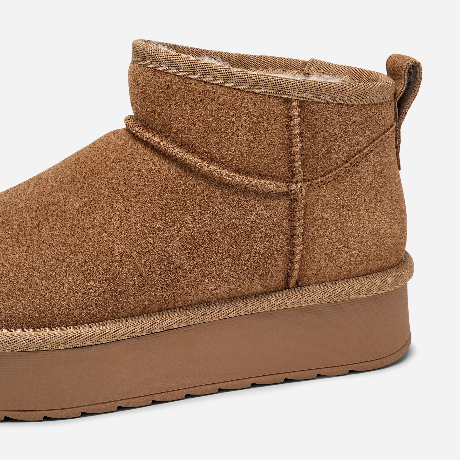 CLOU, Varmforet boots Beige