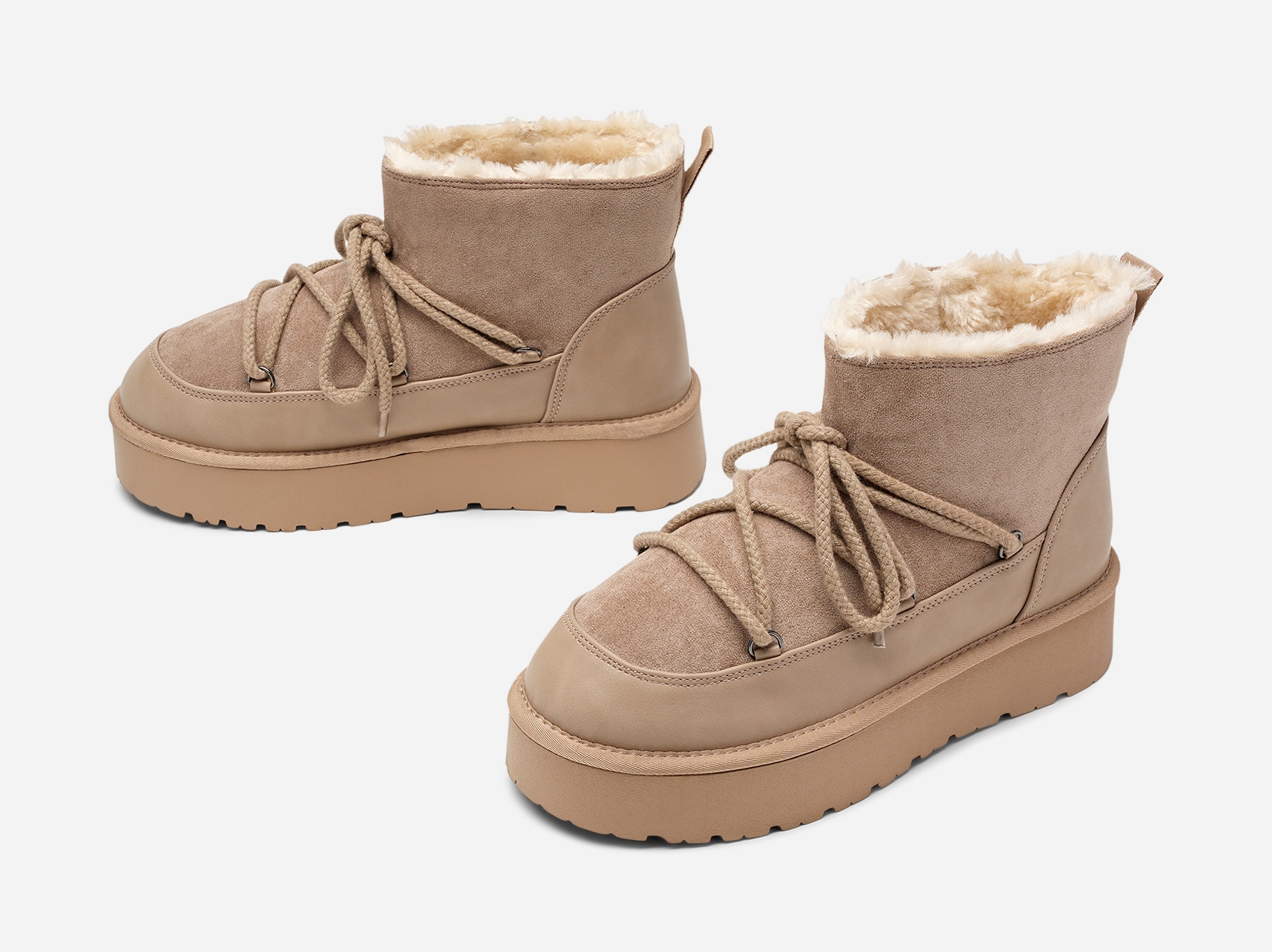 VOX, Varmforet boots Beige