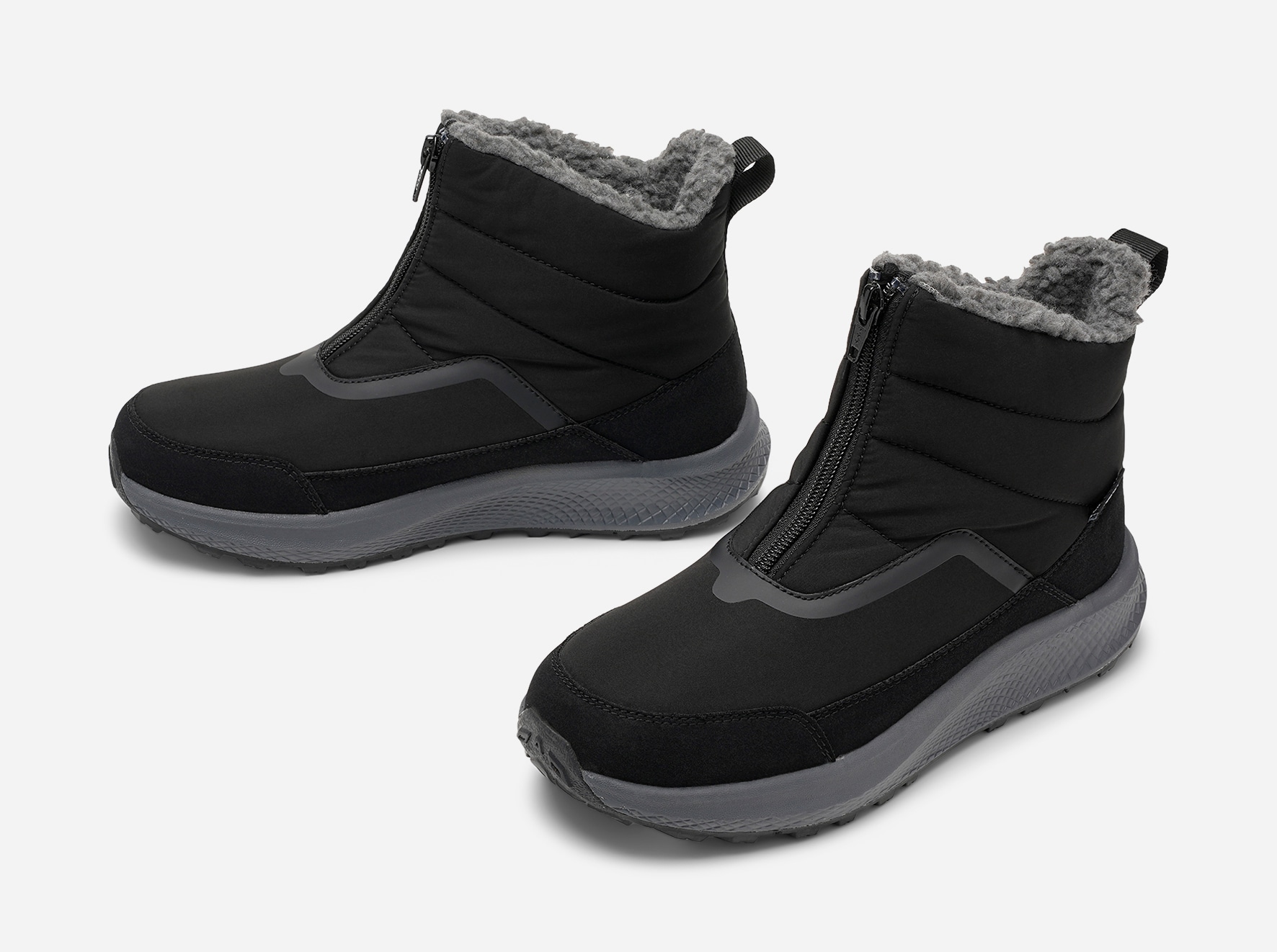 LEJON, Varmforet boots, waterproof Sort