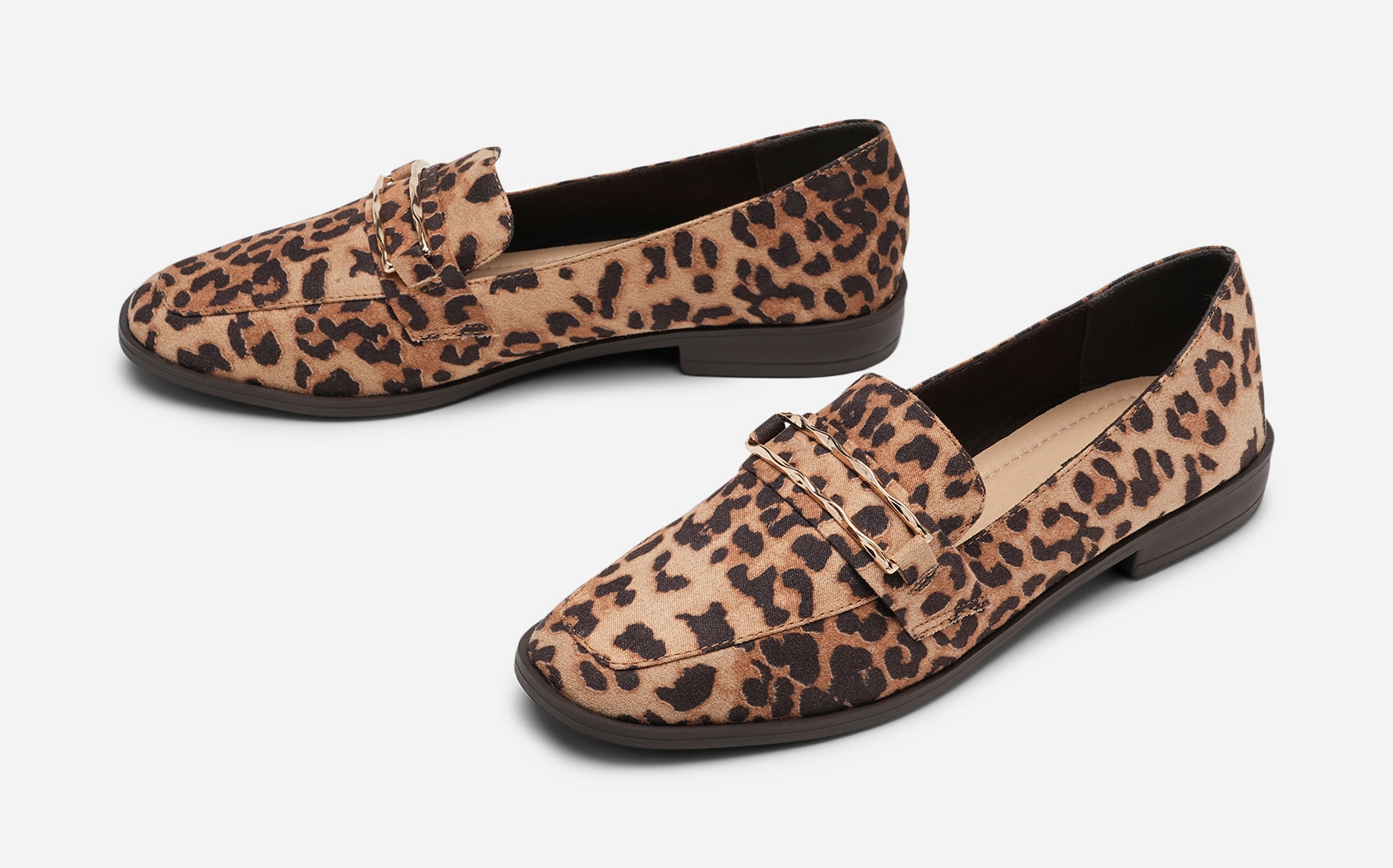 CLOU, Loafer med spenne Gul