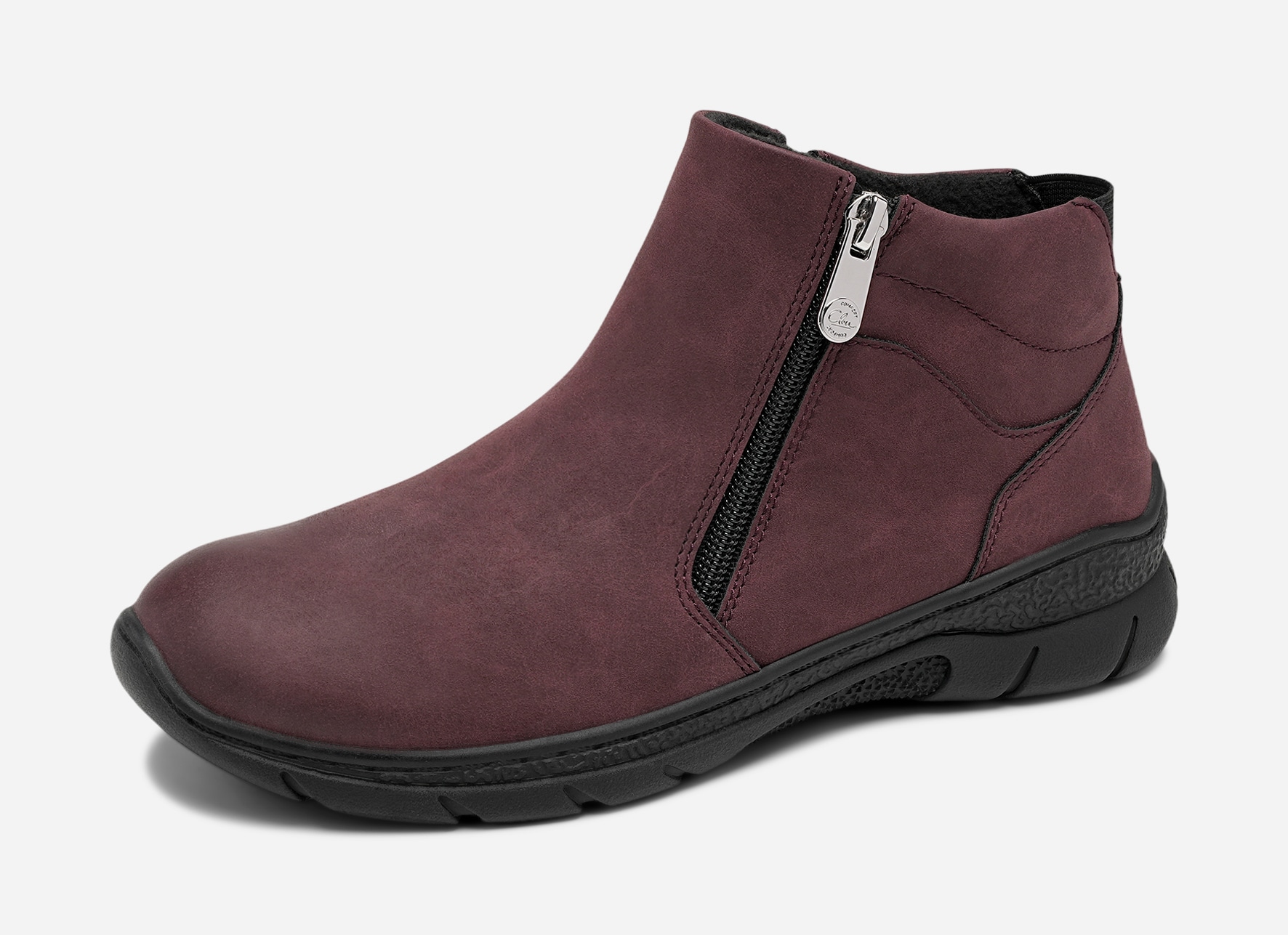 CLOU COMFORT, Boots med glidelås Lilla
