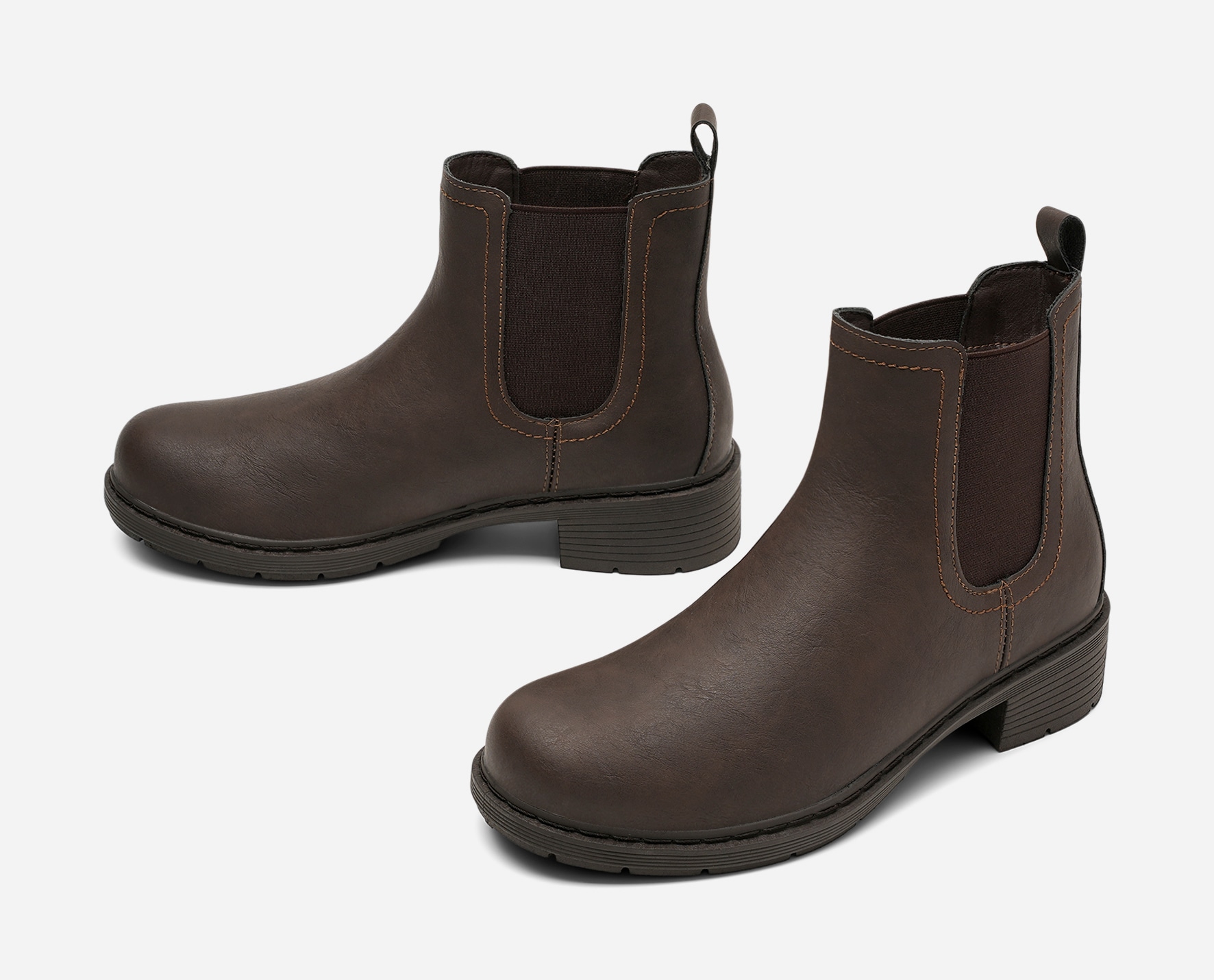 CLOU, Chelseaboots Brun
