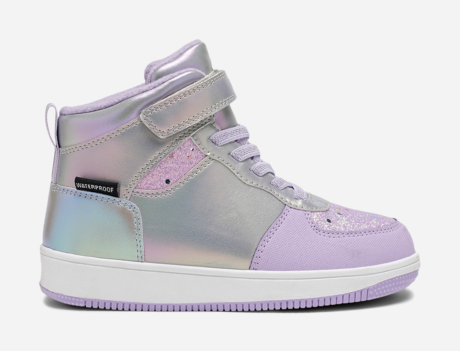 LEJON, Fleeceforet høy sneakers waterproof Lilla