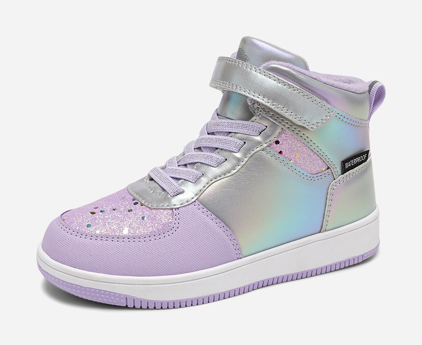 LEJON, Fleeceforet høy sneakers waterproof Lilla